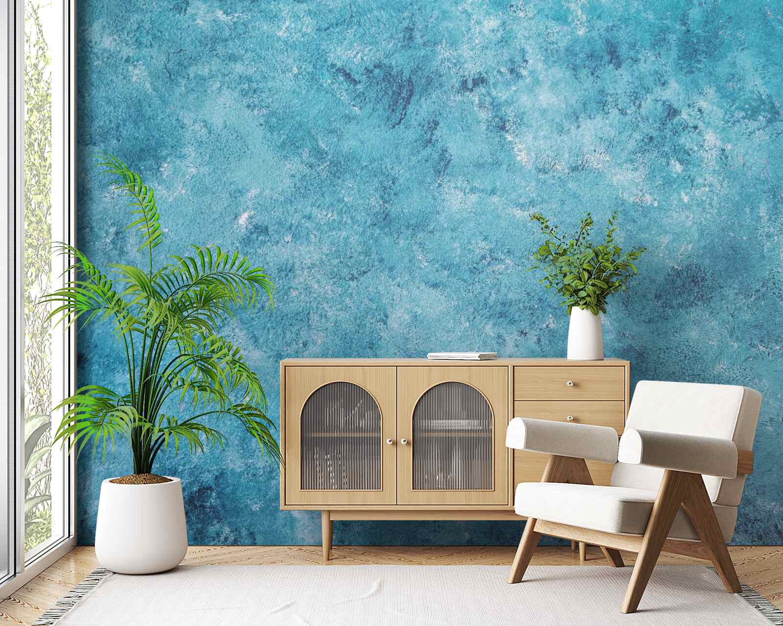 Fototapeta koncepčná vlna modrého blikania