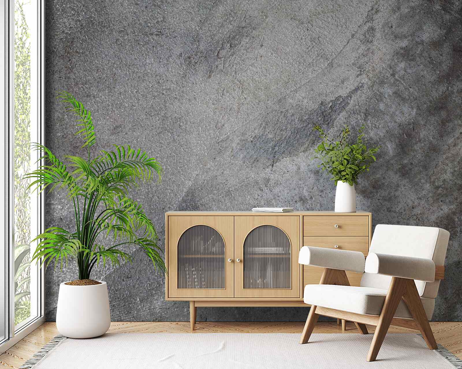 Fototapeta Leštená cementová stena