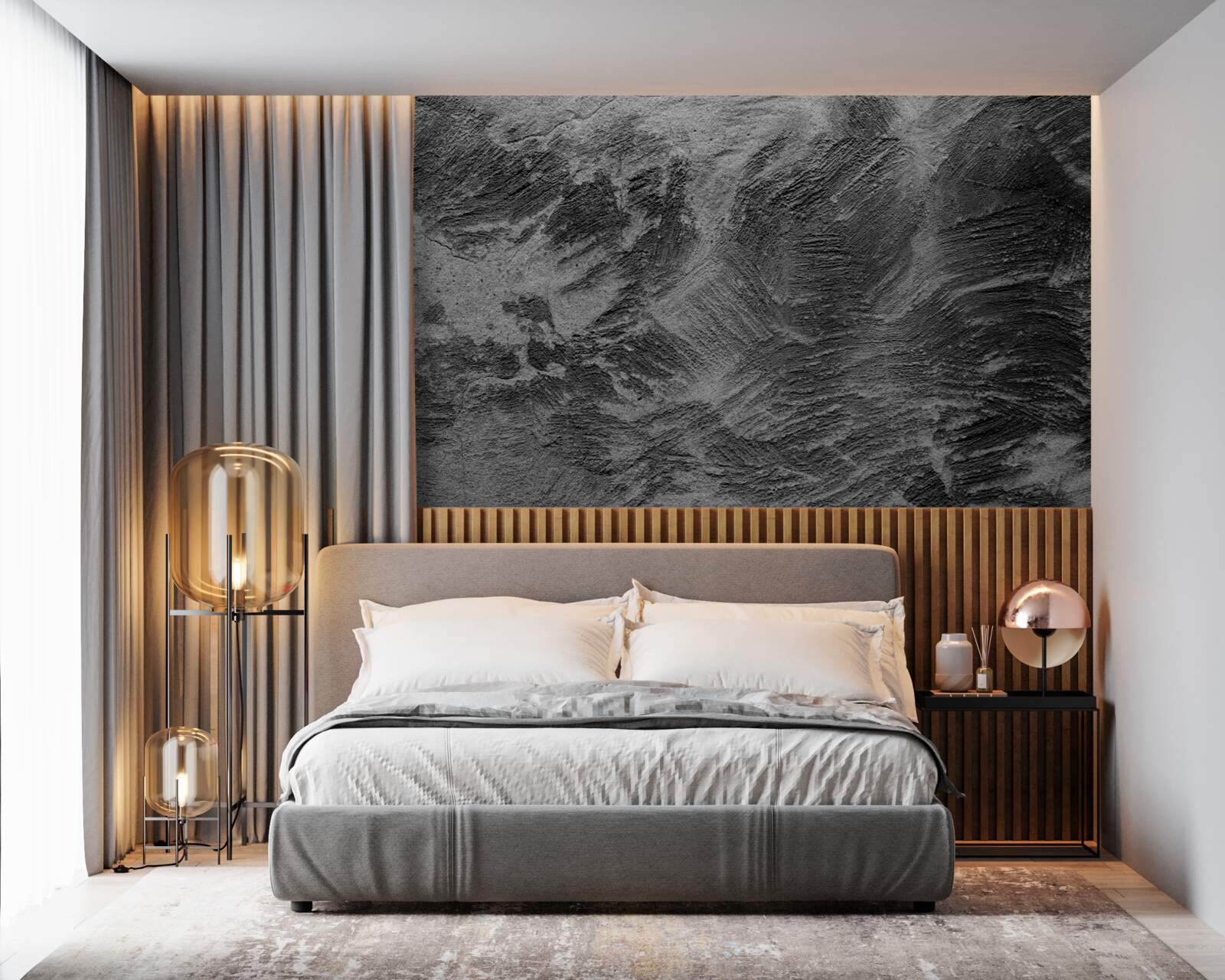 Fototapeta ozdobné pruhy vo svetlých a tmavých odtieňoch