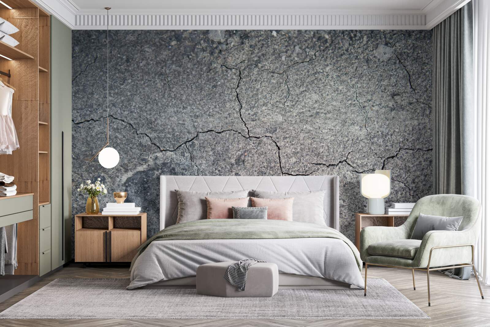 Fototapeta stav vysušenej pôdy