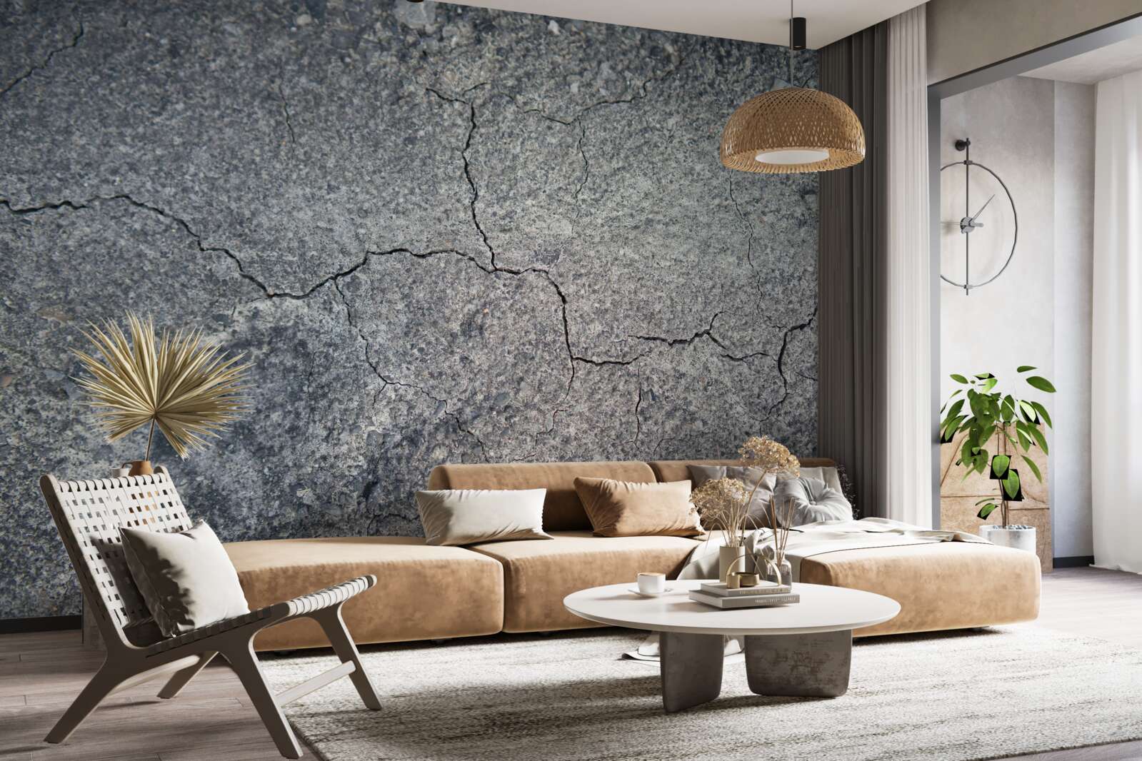 Fototapeta stav vysušenej pôdy