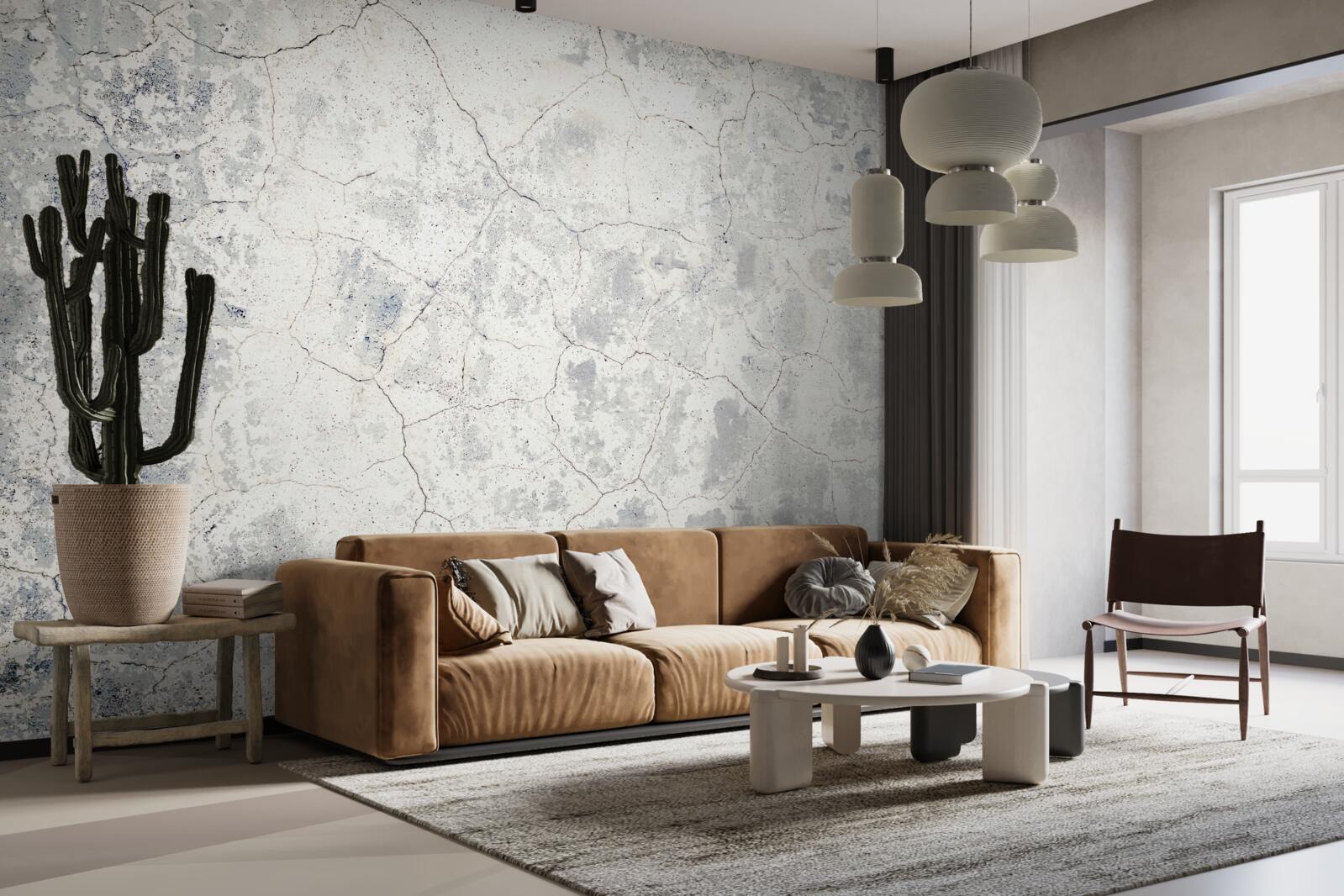 Fototapeta na vrchu cementovej bariéry