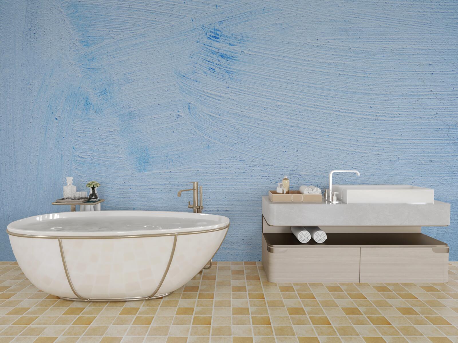 Fototapeta vrstva mäkkej azúrovej omietky