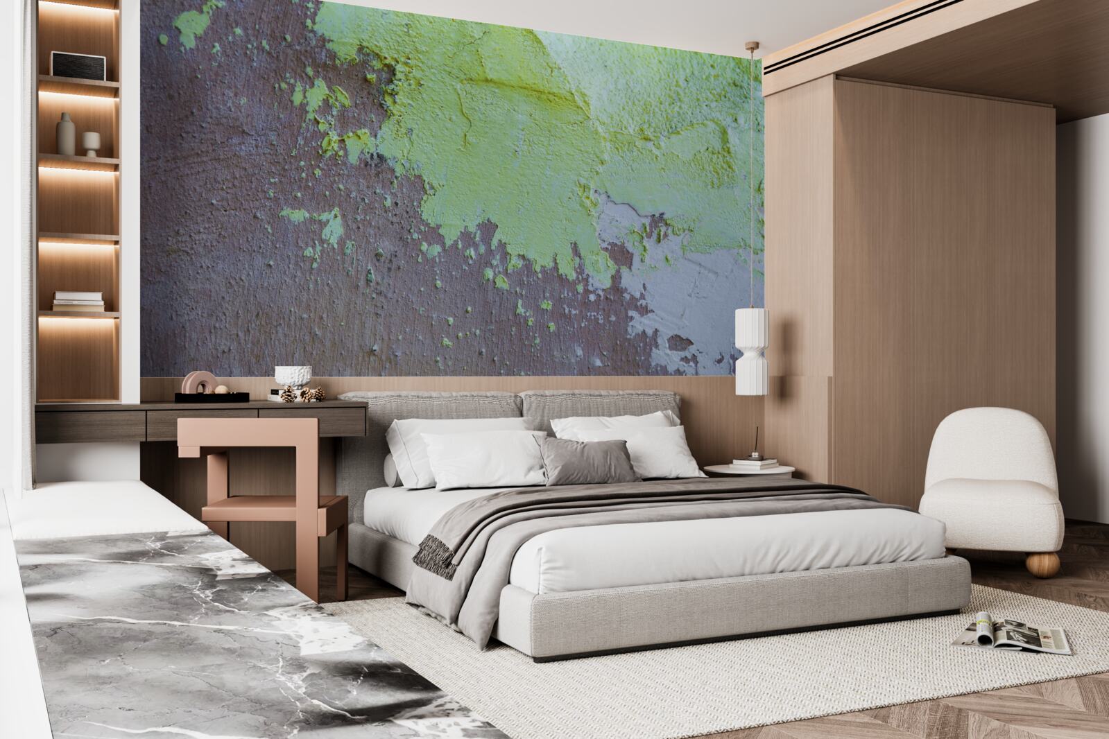 Fototapeta tmavá dekoratívna omietka