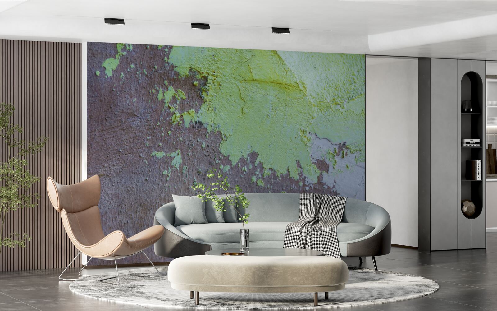 Fototapeta tmavá dekoratívna omietka