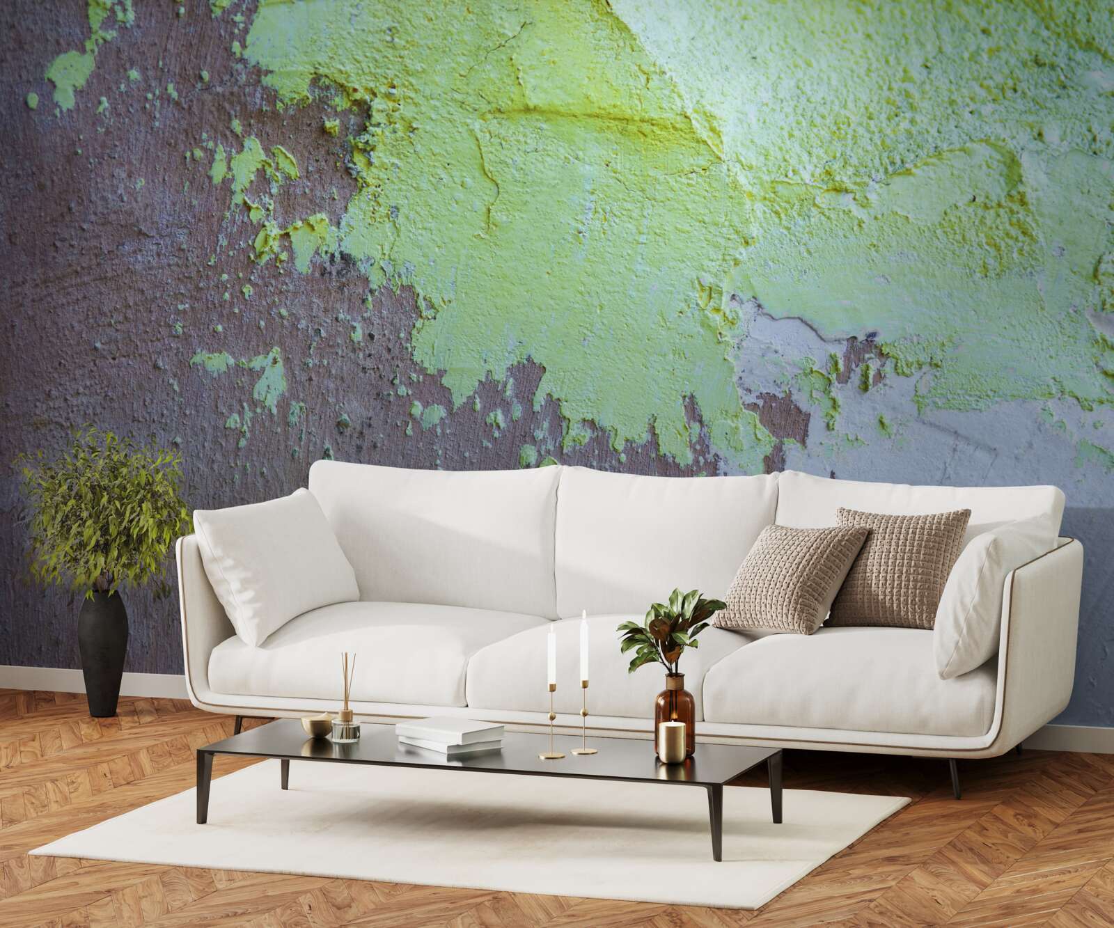 Fototapeta tmavá dekoratívna omietka