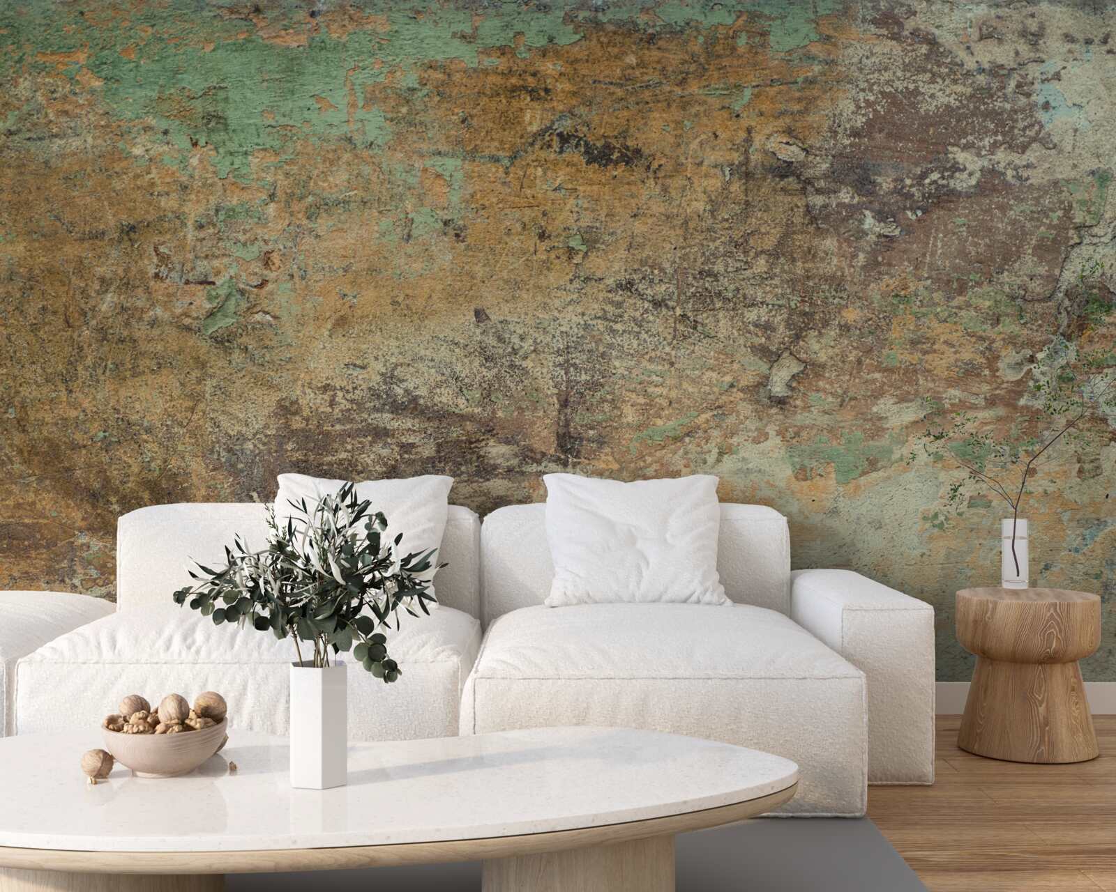 Fototapeta Stena s abstraktnou hrdzou