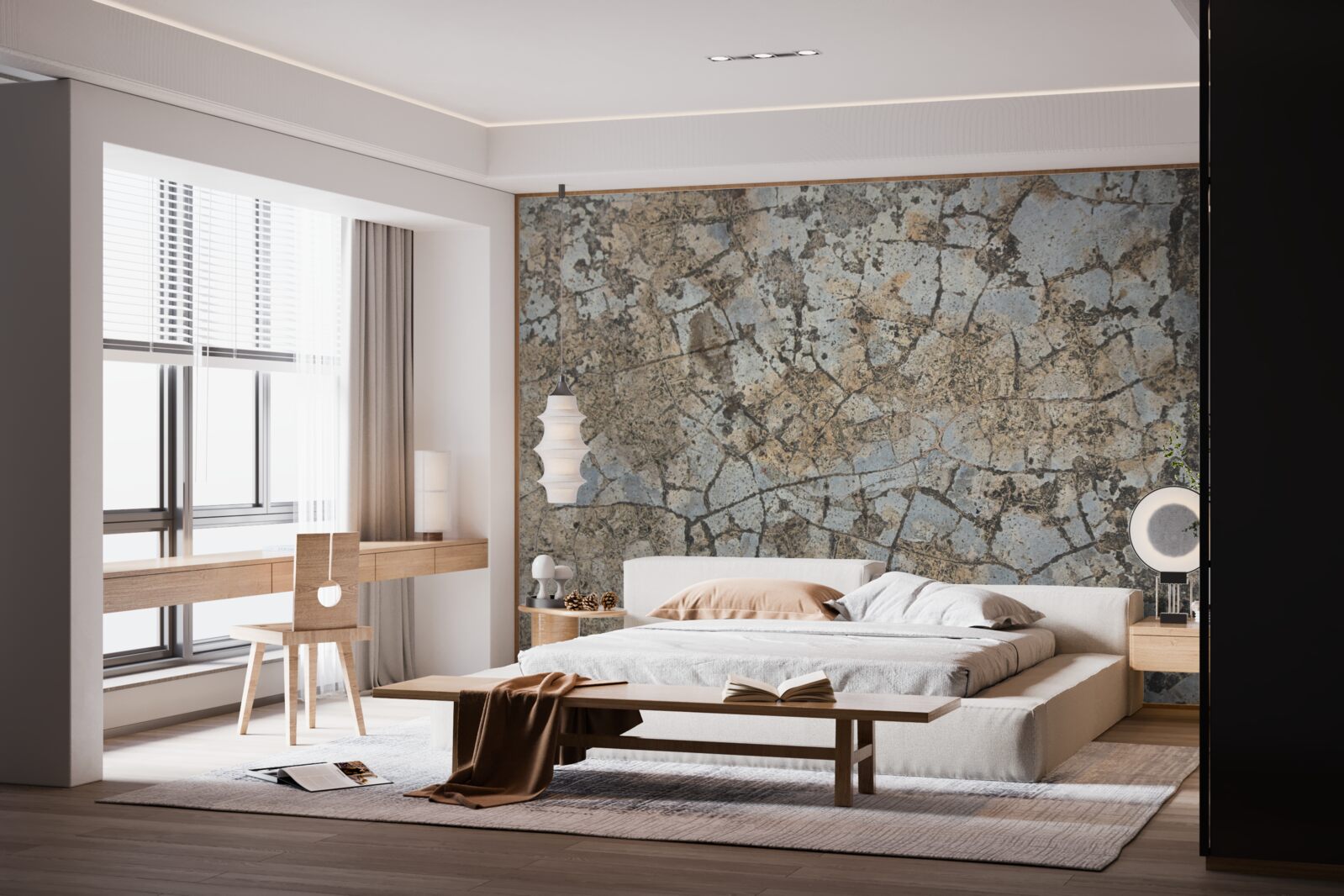 Fototapeta mramorový povrch, posiaty prasklinami