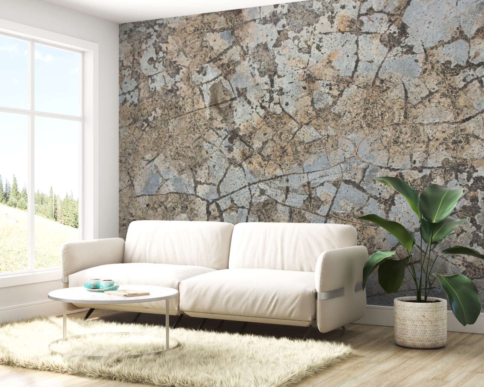 Fototapeta mramorový povrch, posiaty prasklinami