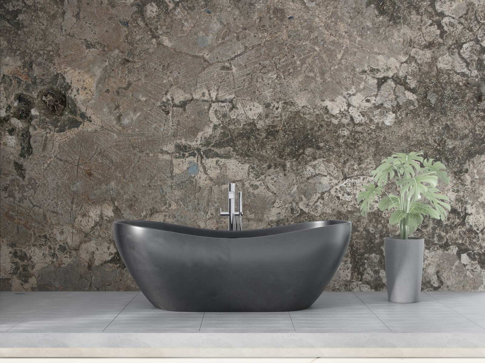 Fototapeta sivá žulová skala