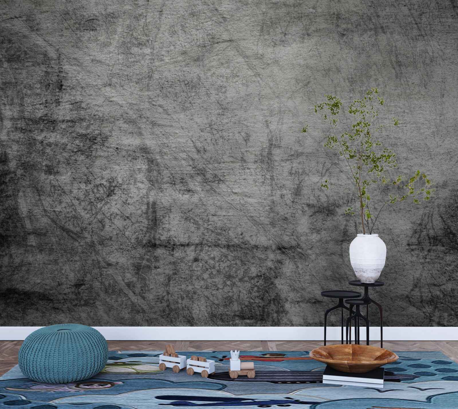 Fototapeta staré sivé pozadie označené škrabancami