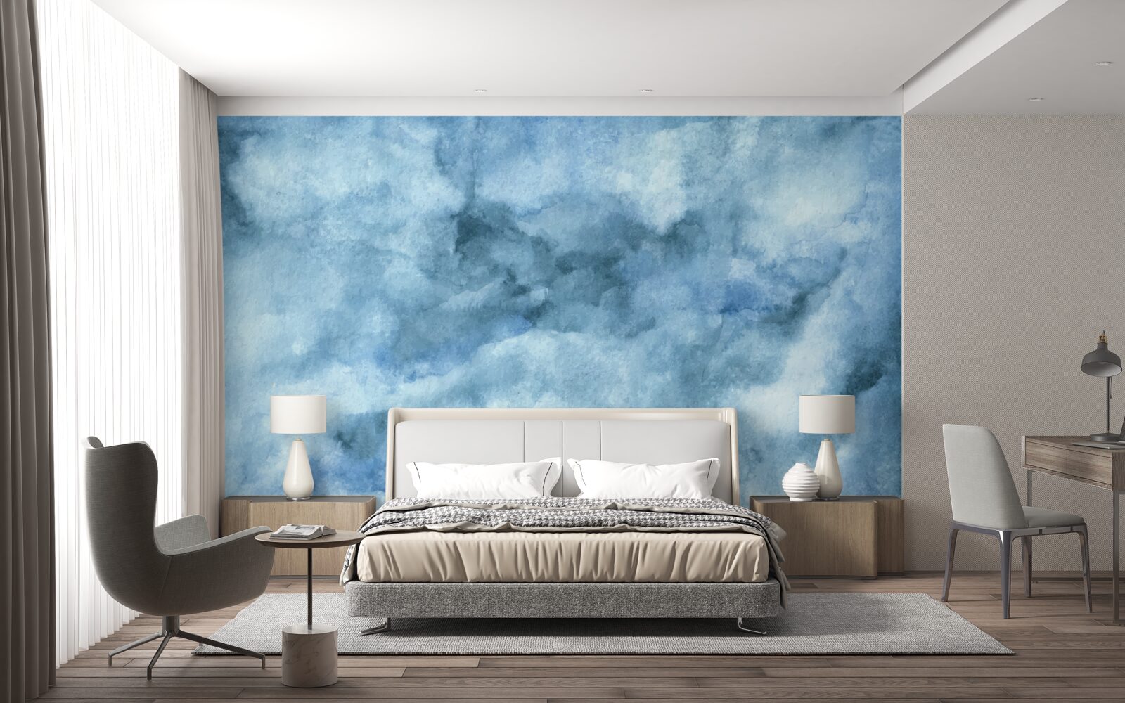 Fototapeta rozmazaná oblačná hmlovina