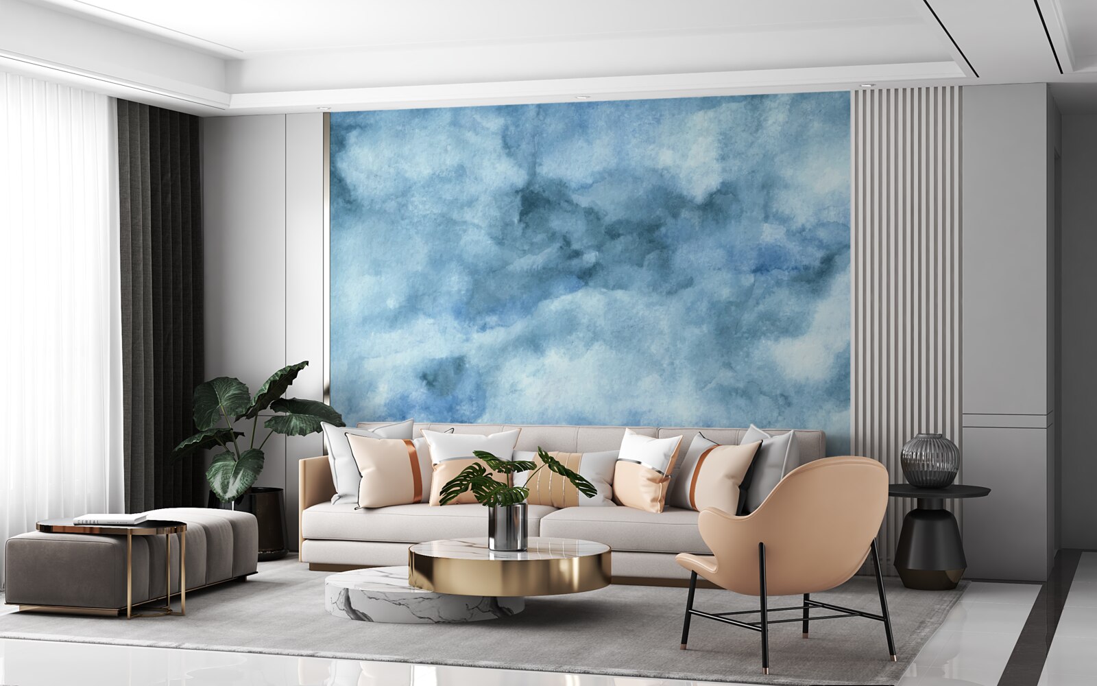 Fototapeta rozmazaná oblačná hmlovina