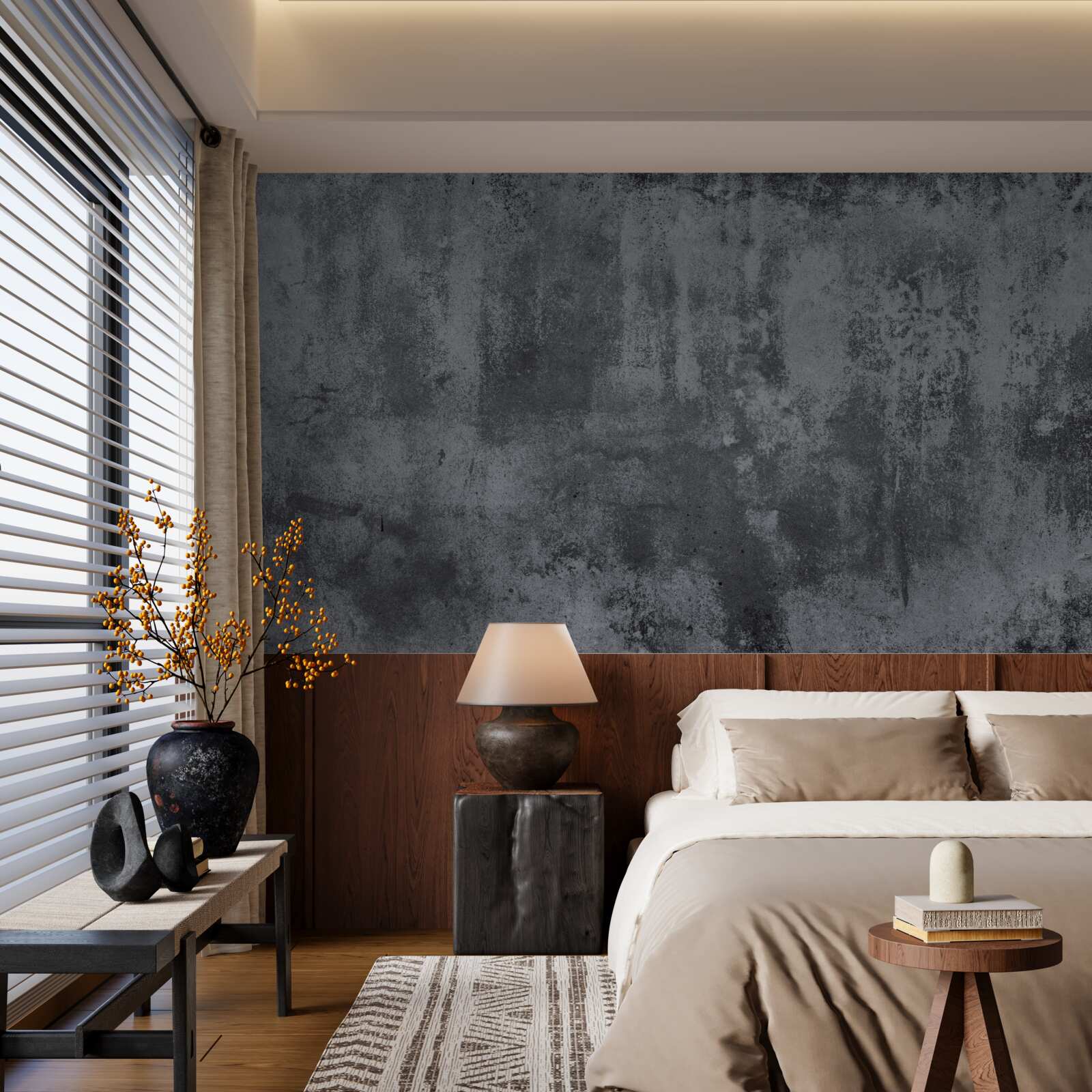 Fototapeta textúra steny je extrémne tmavá