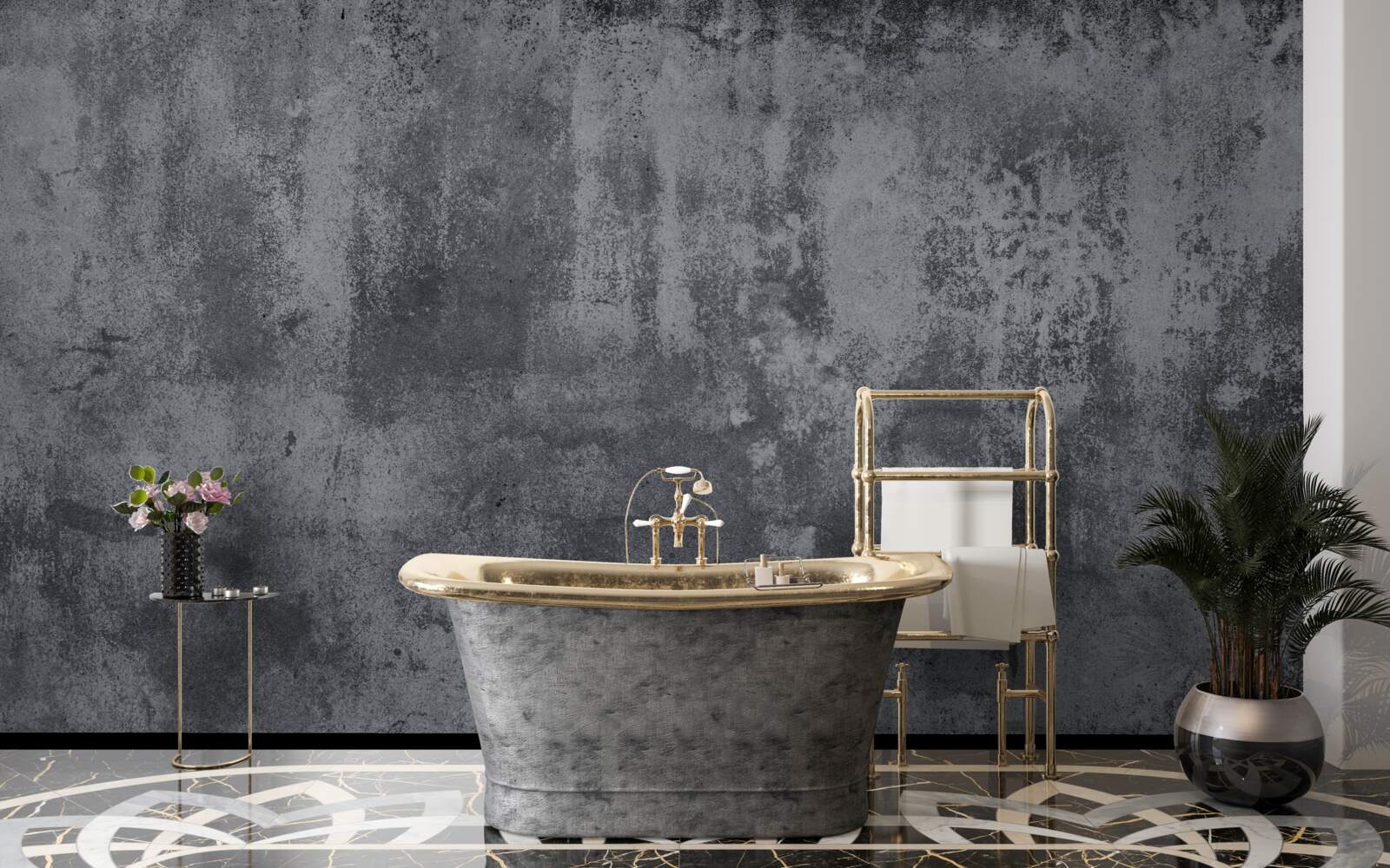 Fototapeta textúra steny je extrémne tmavá