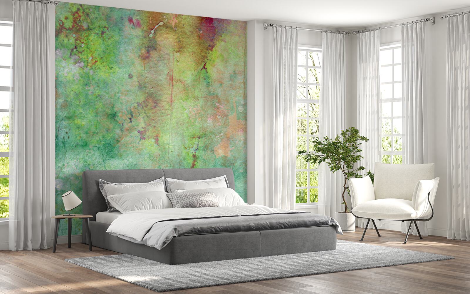 Fototapeta jemná abstraktná maľba