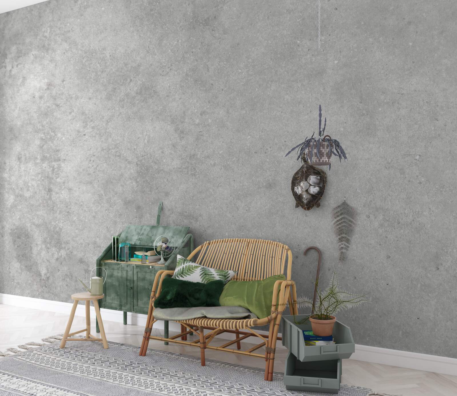 Fototapeta Stena je zo svetlosivého betónu