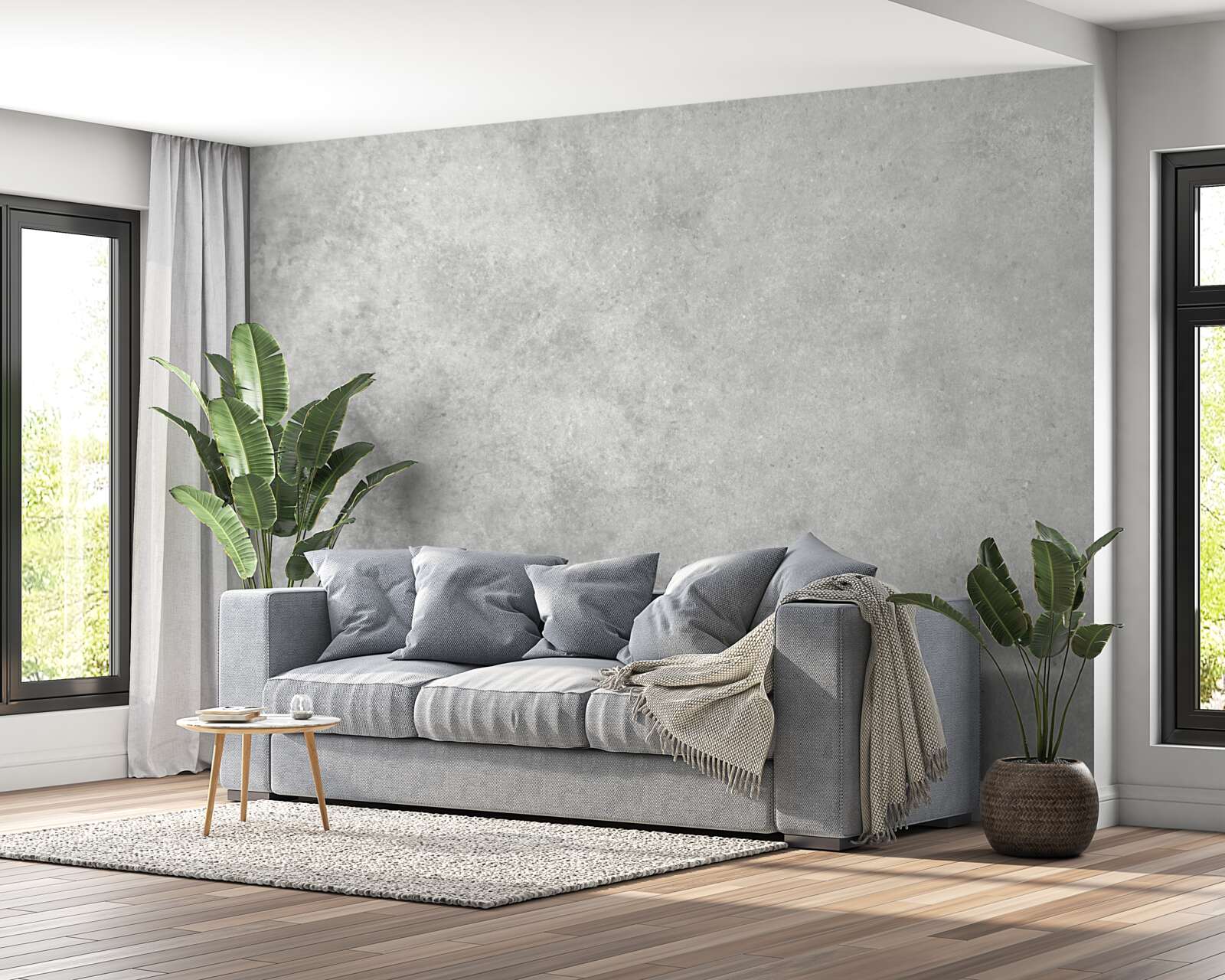 Fototapeta Stena je zo svetlosivého betónu