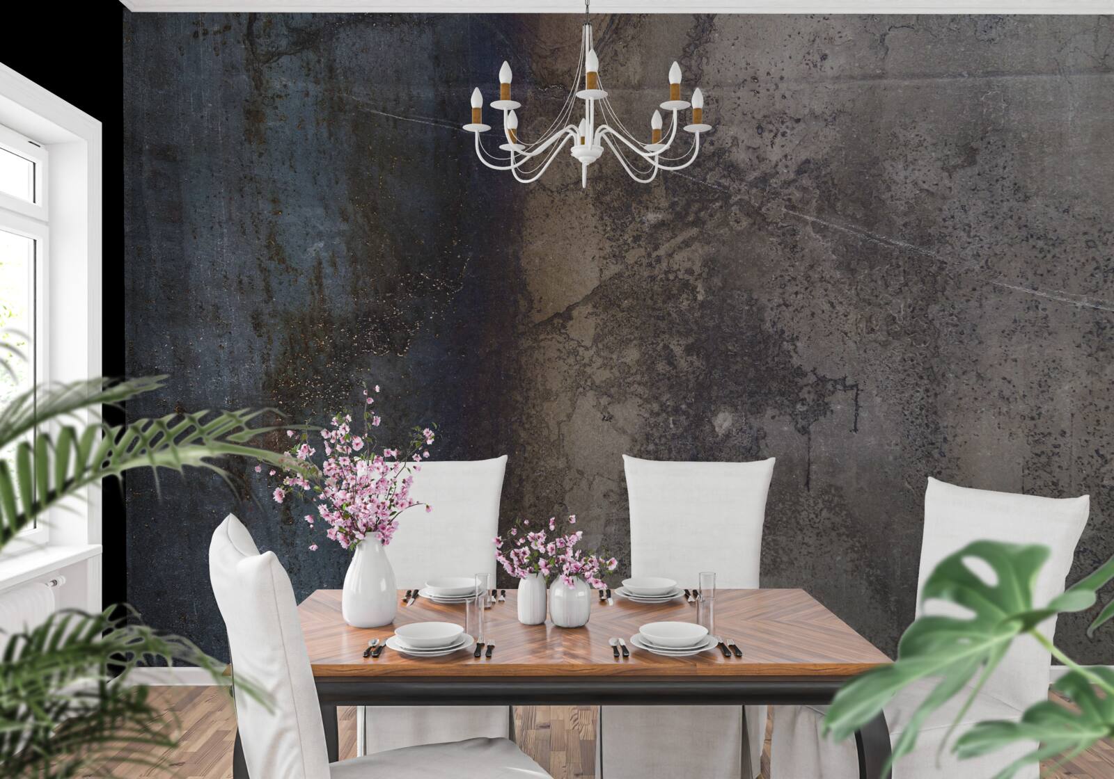 Fototapeta tmavá kovová konštrukcia