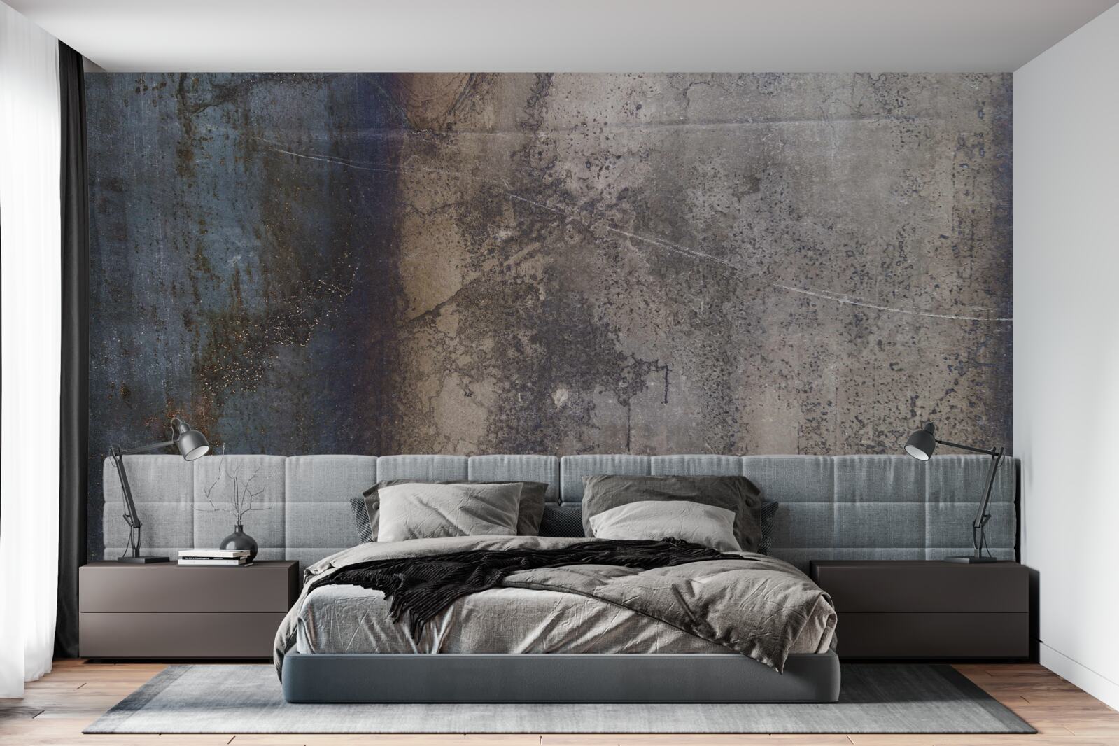 Fototapeta tmavá kovová konštrukcia