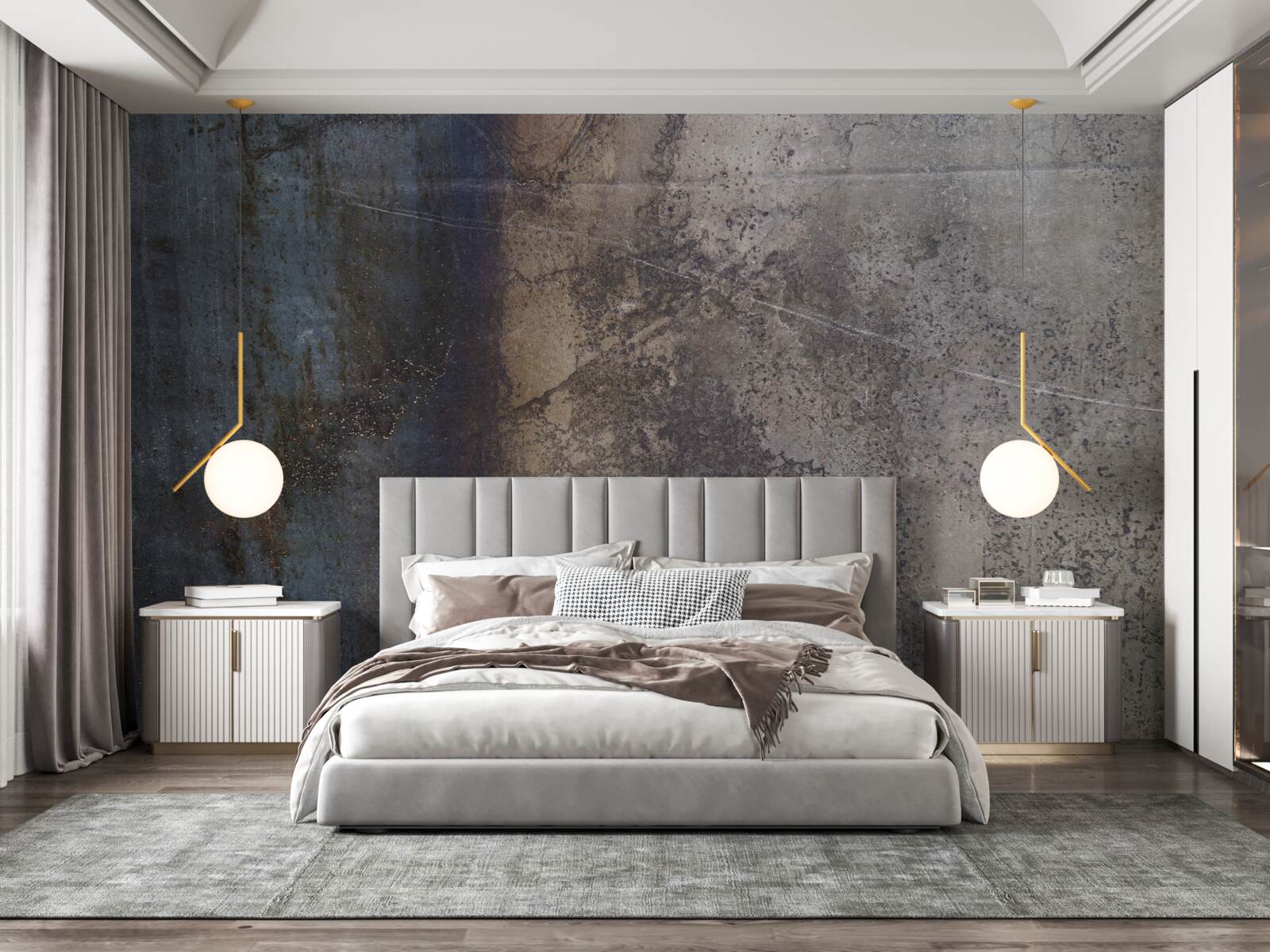 Fototapeta tmavá kovová konštrukcia