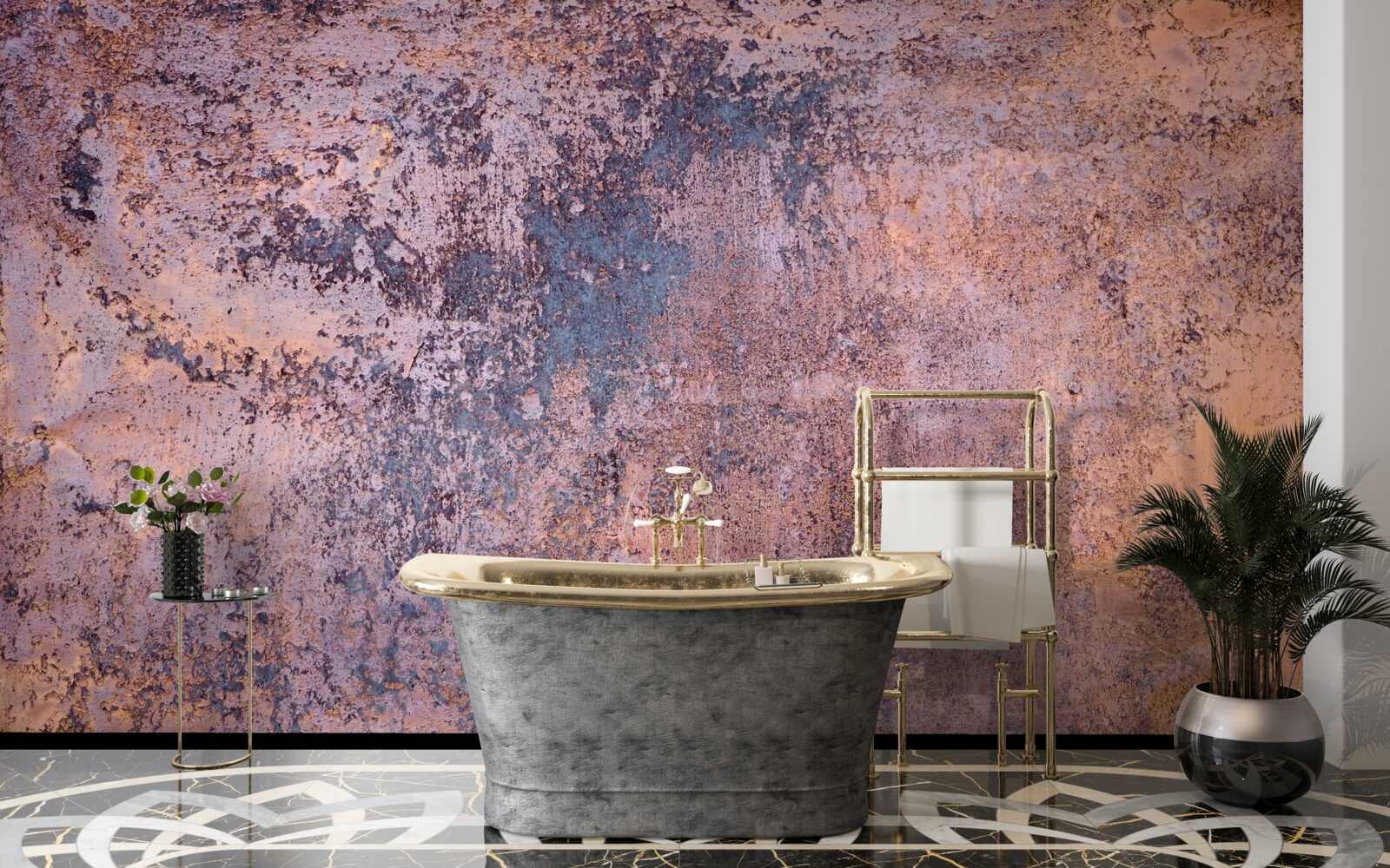 Fototapeta stará hrdza na kov