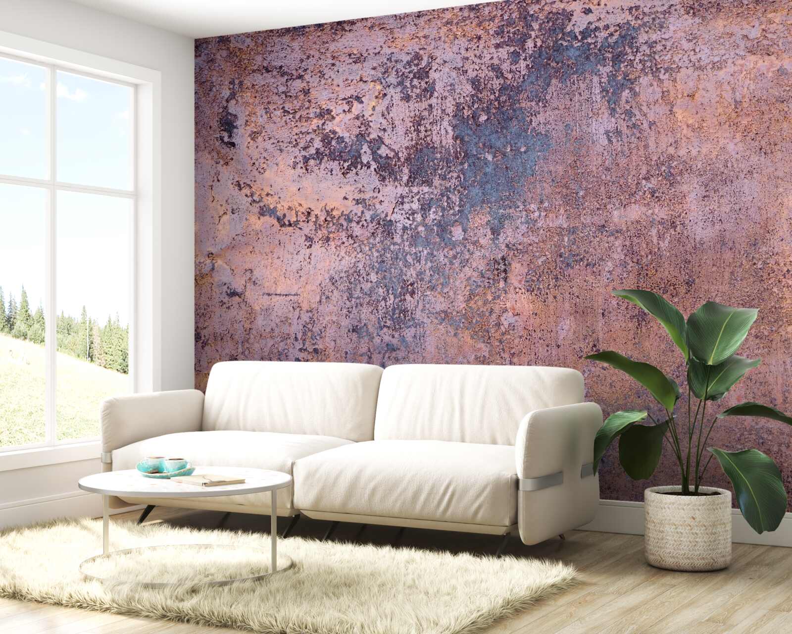 Fototapeta stará hrdza na kov