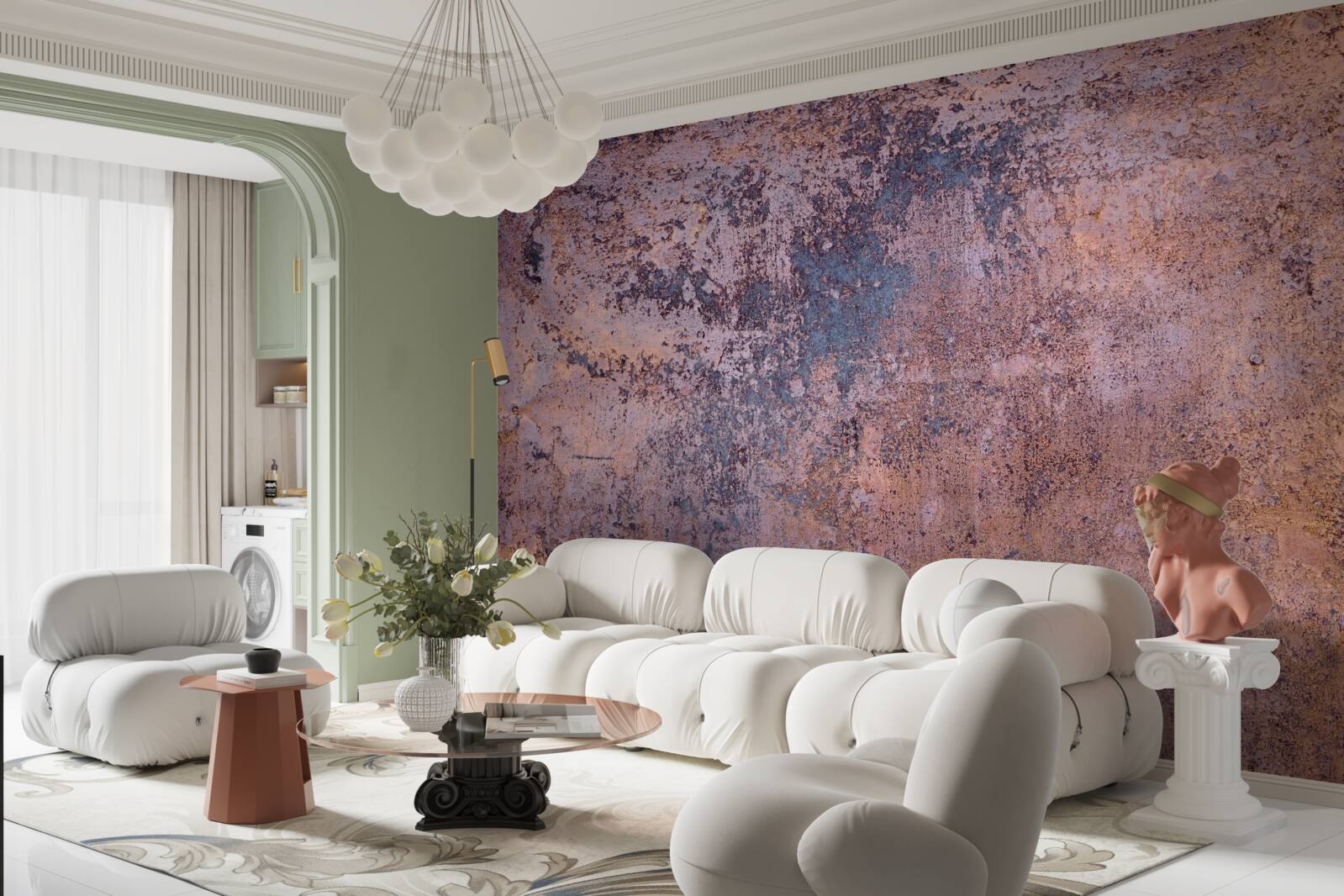 Fototapeta stará hrdza na kov