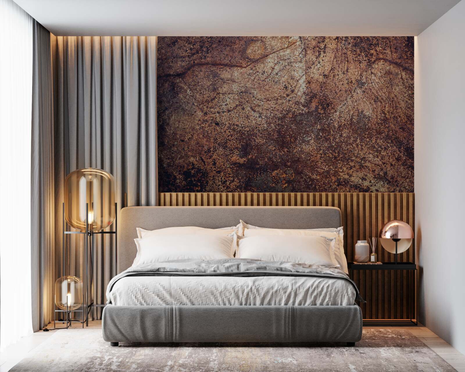 Fototapeta tmavé oblasti hrdze