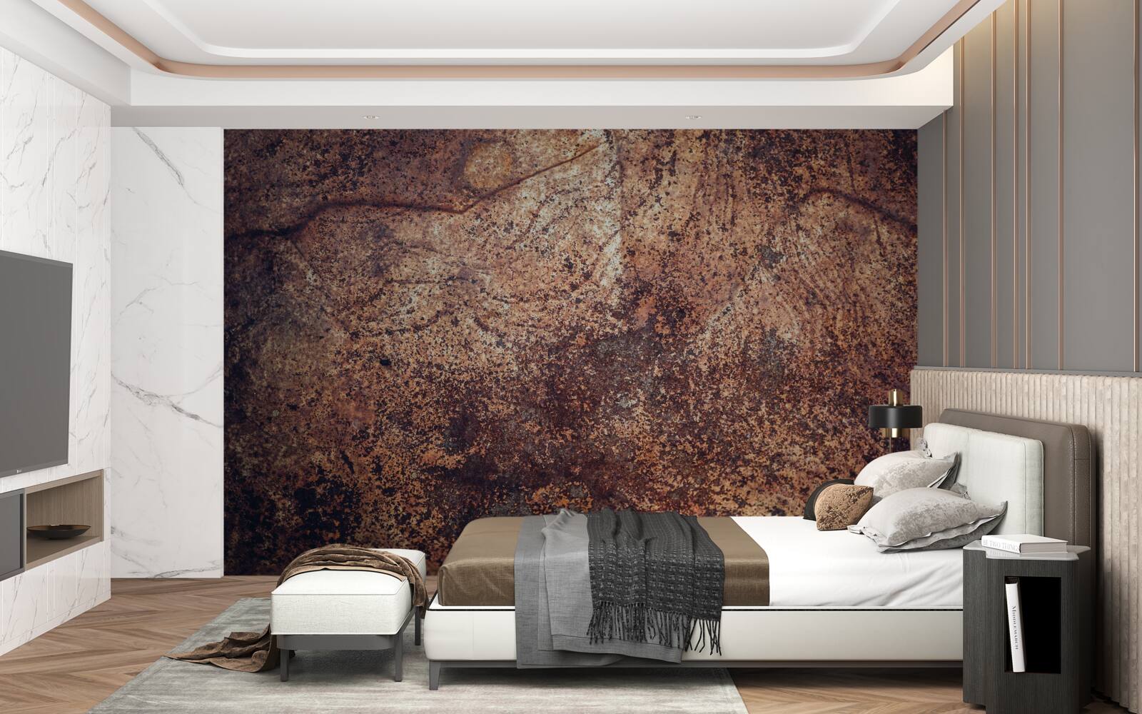 Fototapeta tmavé oblasti hrdze