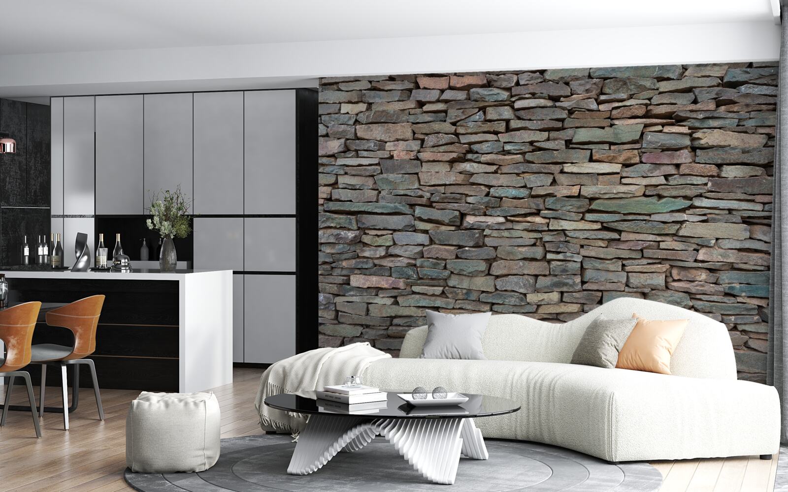 Fototapeta pozdĺžne stohovanie kameňa