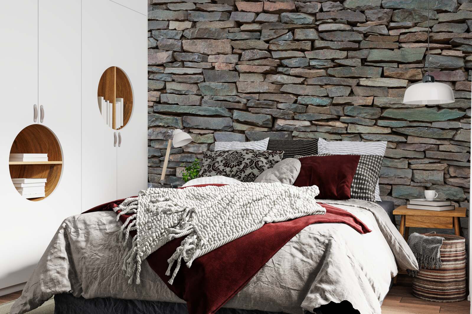 Fototapeta pozdĺžne stohovanie kameňa