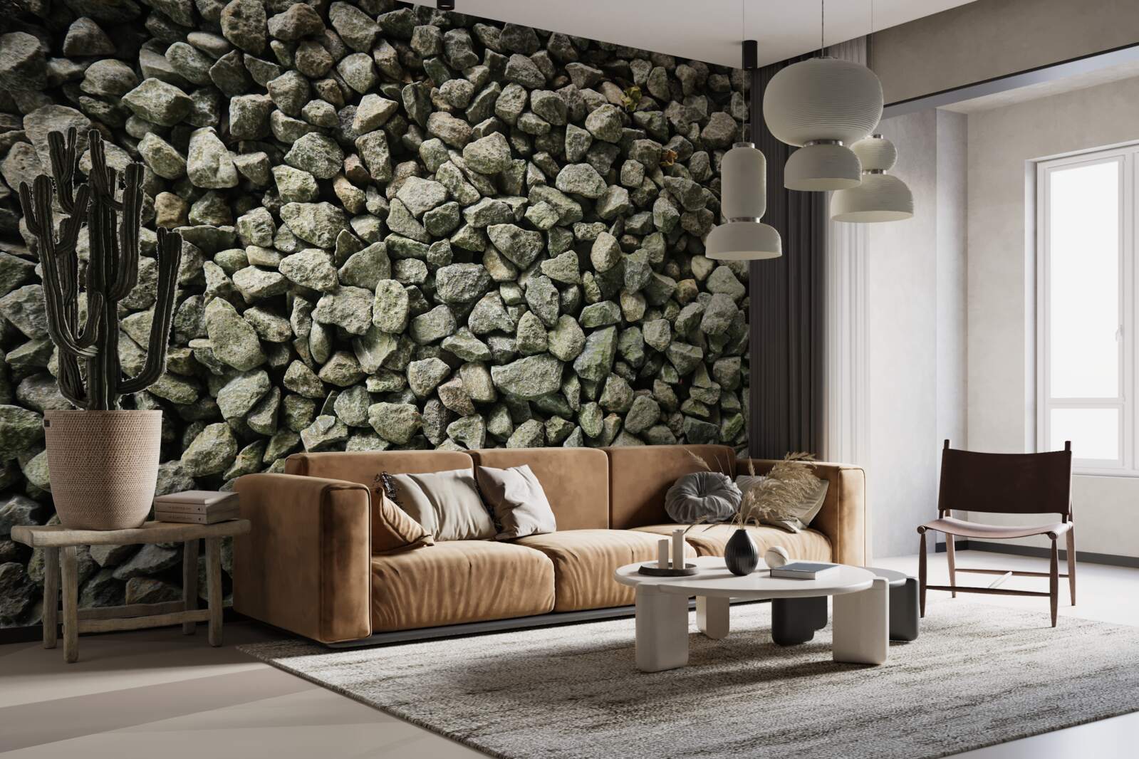 Fototapeta štrkový múr