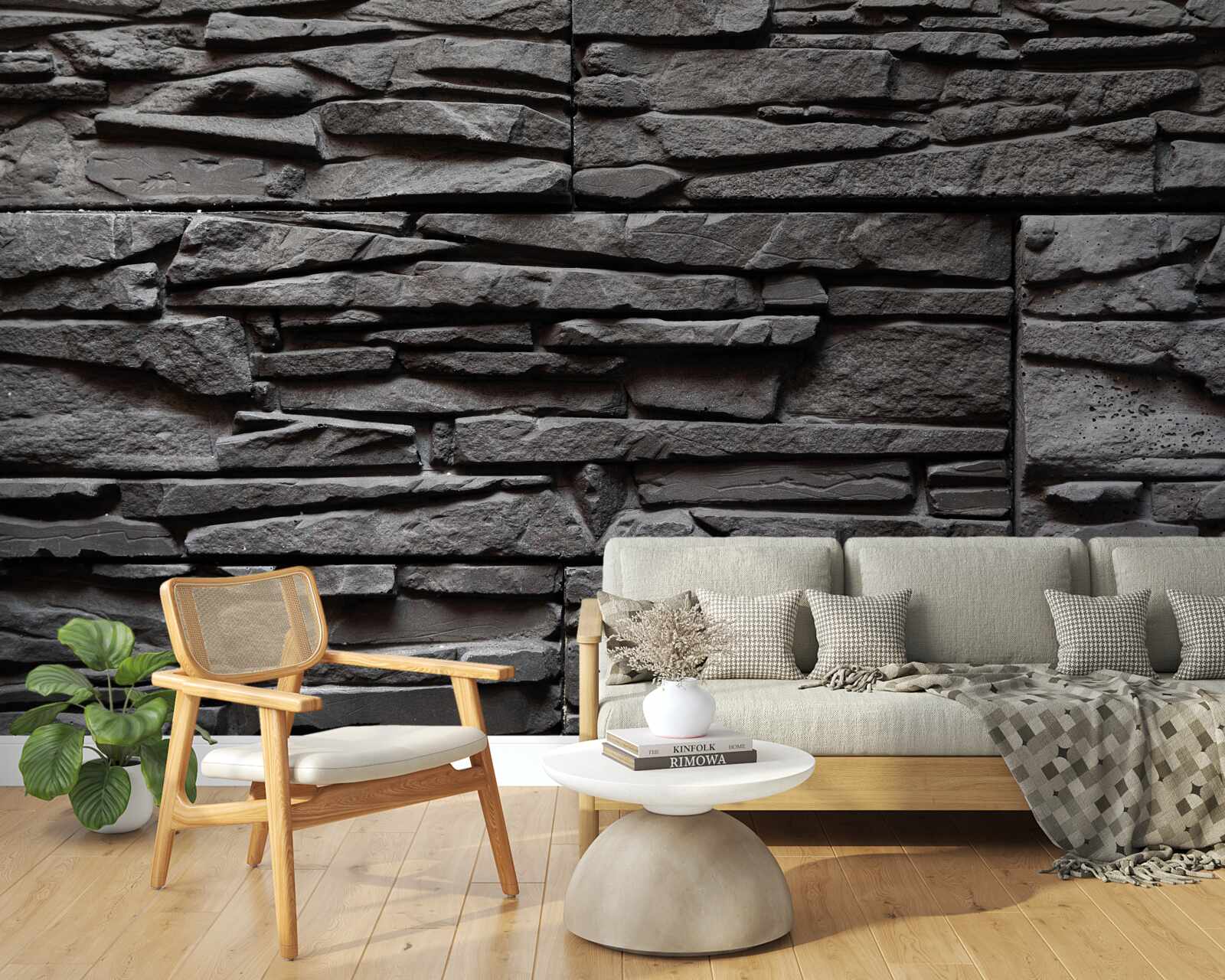 Fototapeta podlhovastý kameň s tmavosivým odtieňom