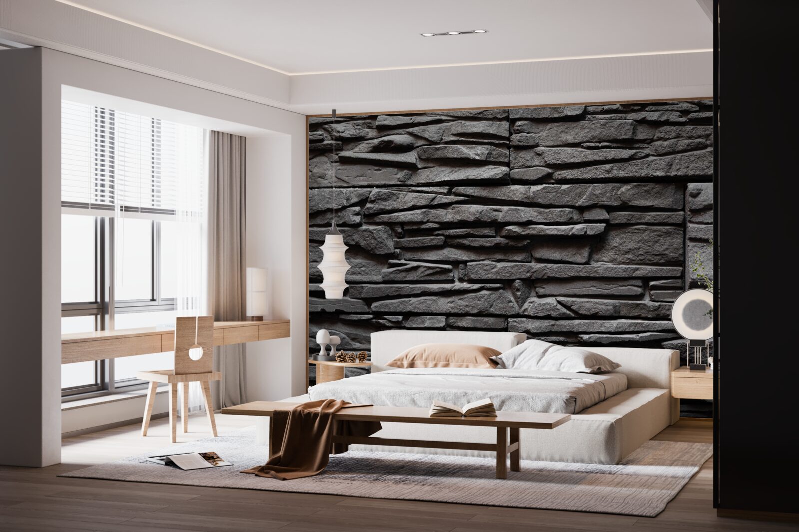 Fototapeta podlhovastý kameň s tmavosivým odtieňom