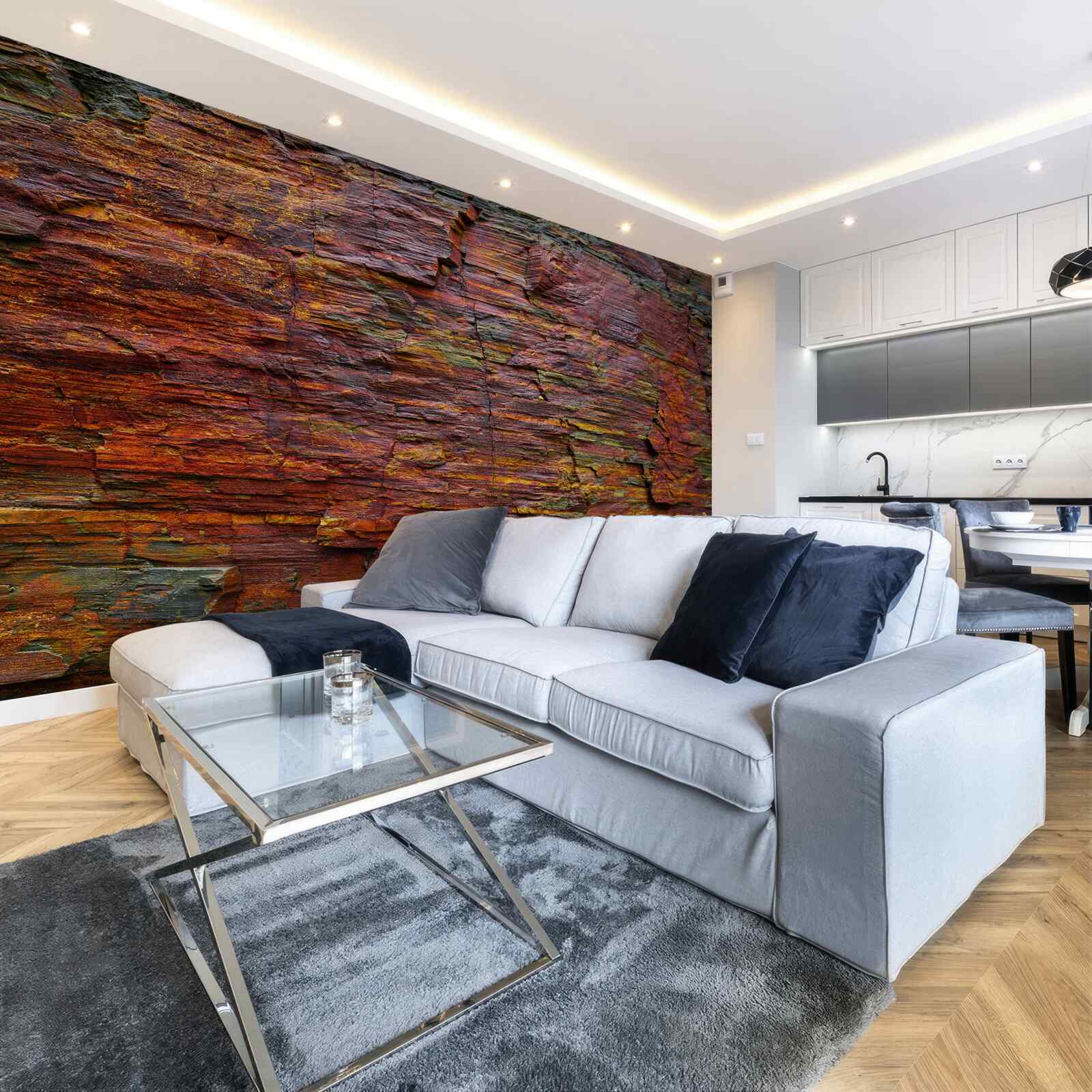 Fototapeta pozadie sú sfarbené hory