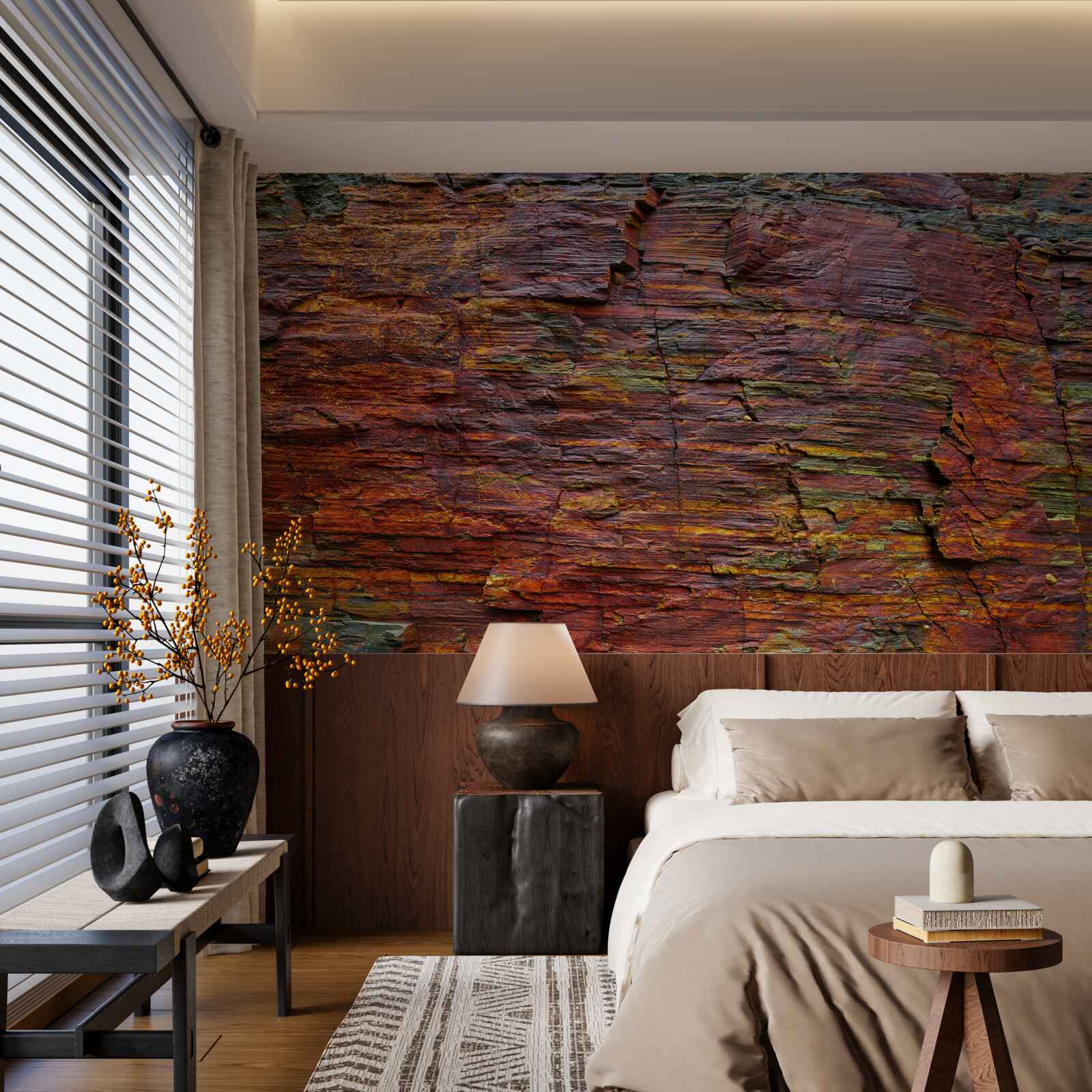 Fototapeta pozadie sú sfarbené hory