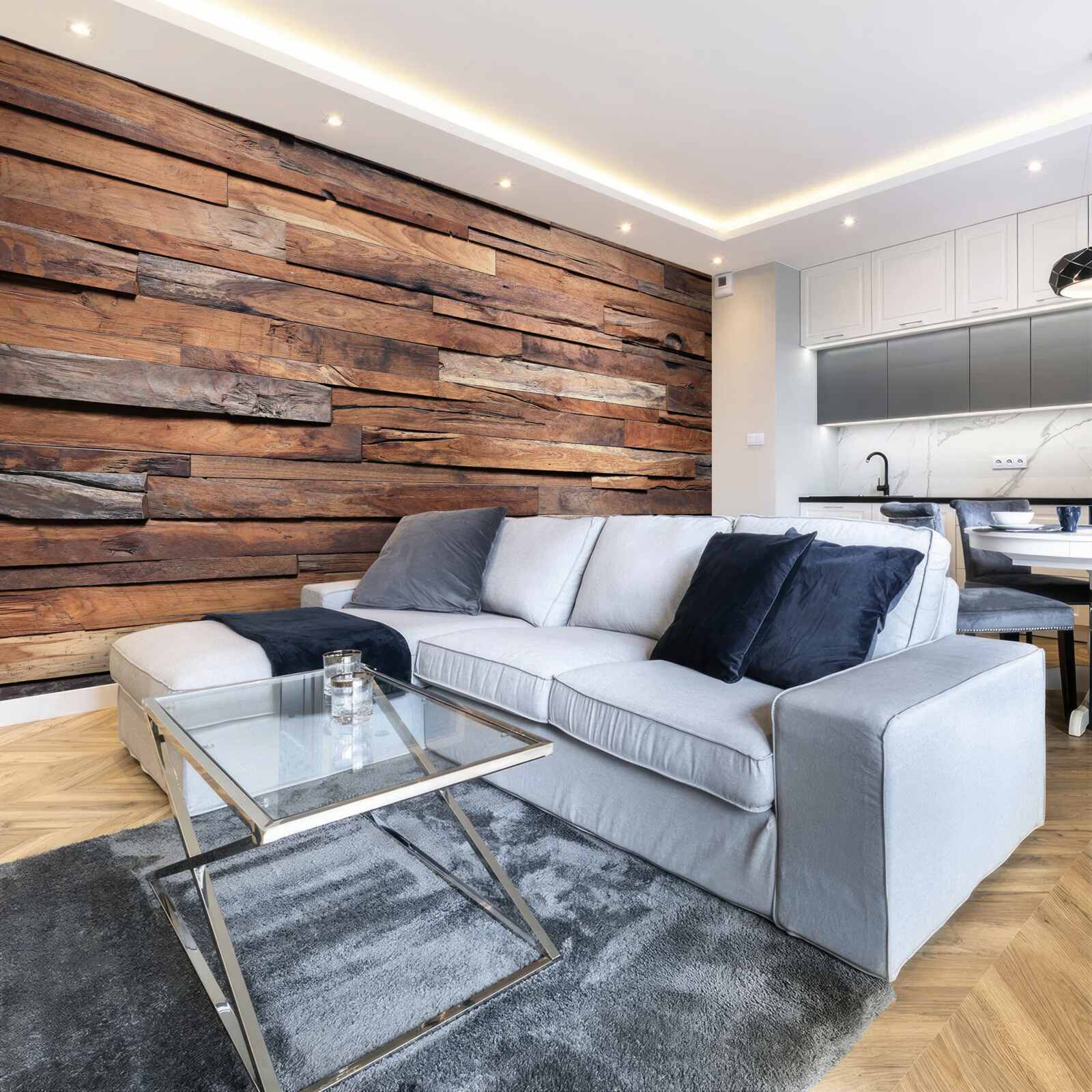 Fototapeta drevená doska v starohnedom odtieni