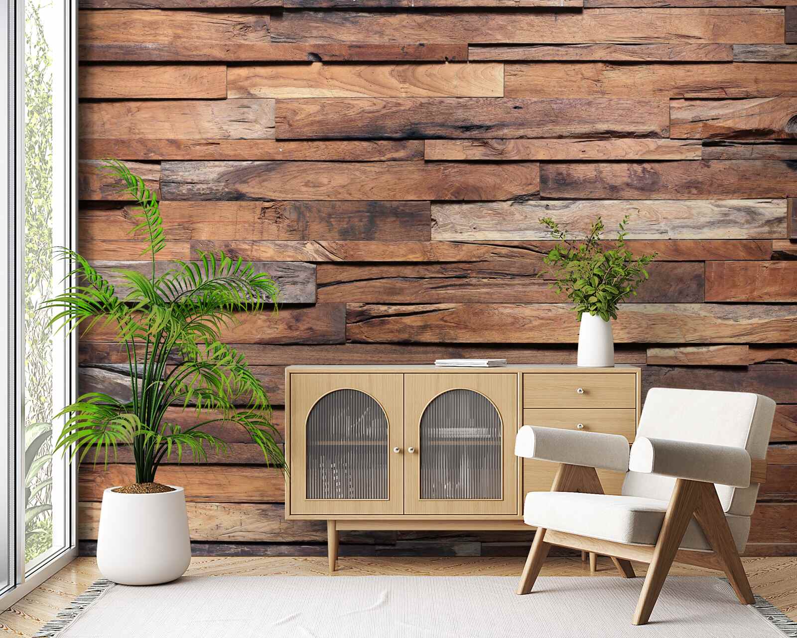 Fototapeta drevená doska v starohnedom odtieni