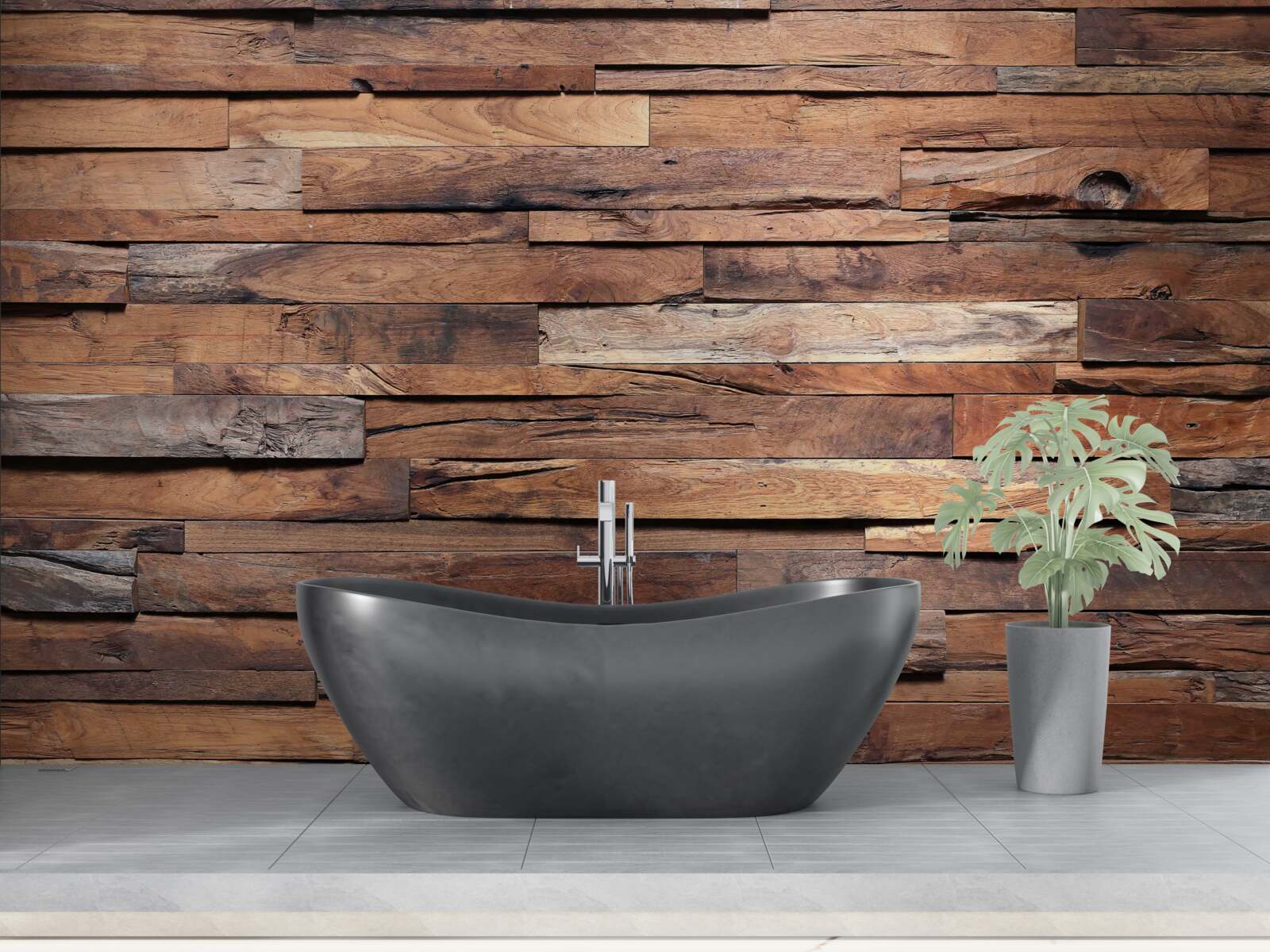 Fototapeta drevená doska v starohnedom odtieni