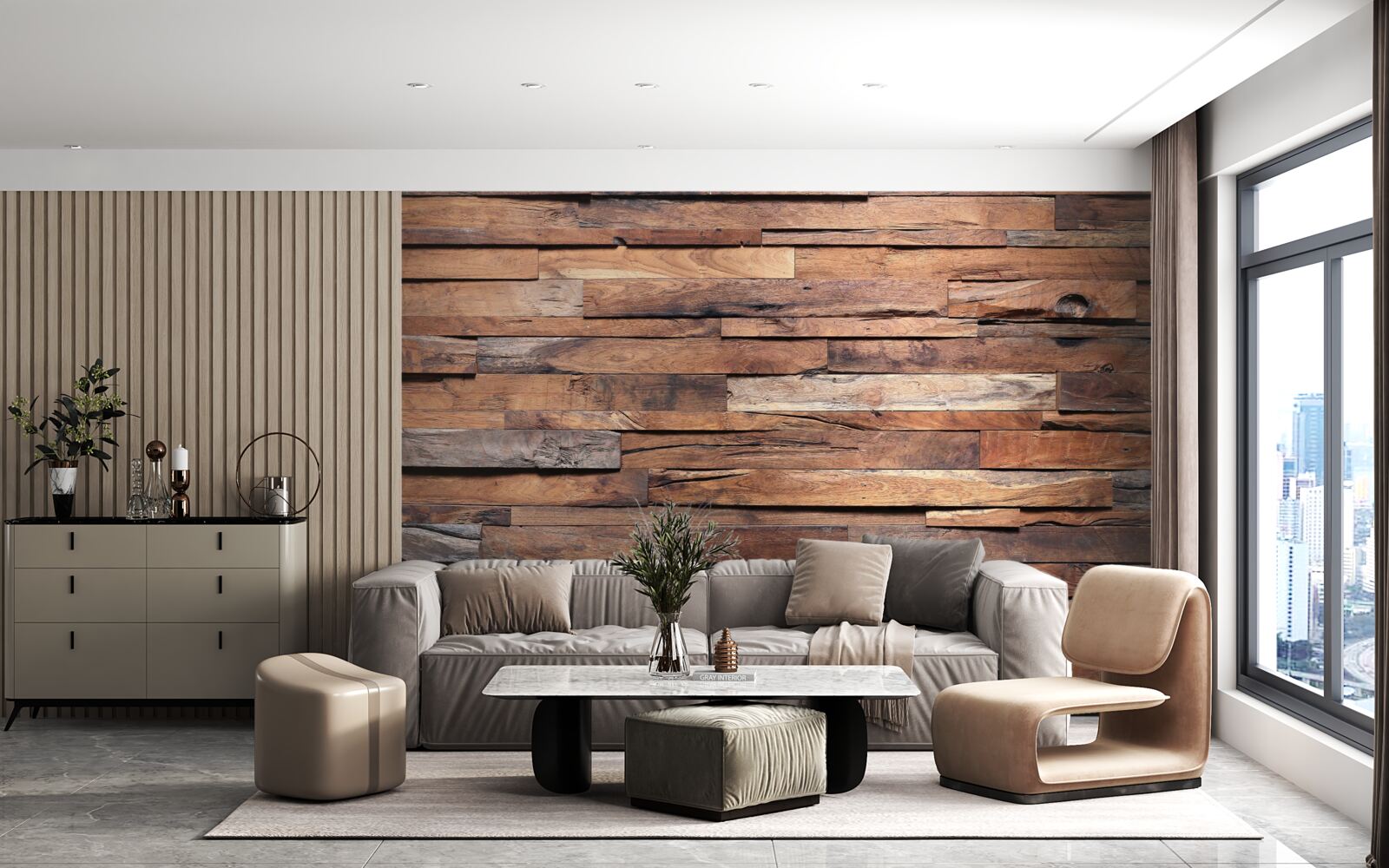 Fototapeta drevená doska v starohnedom odtieni