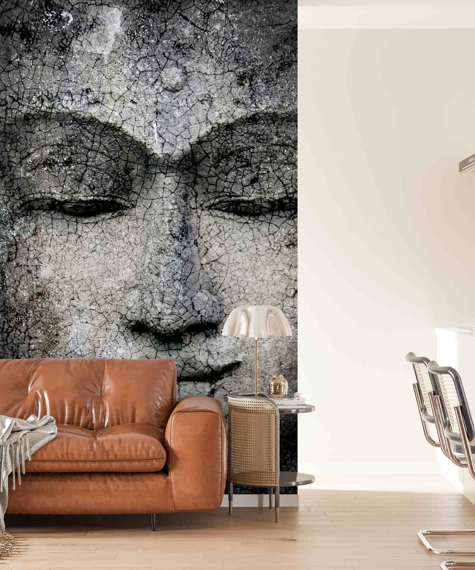 Fototapeta pohľad na dievča je ako rovná tvár