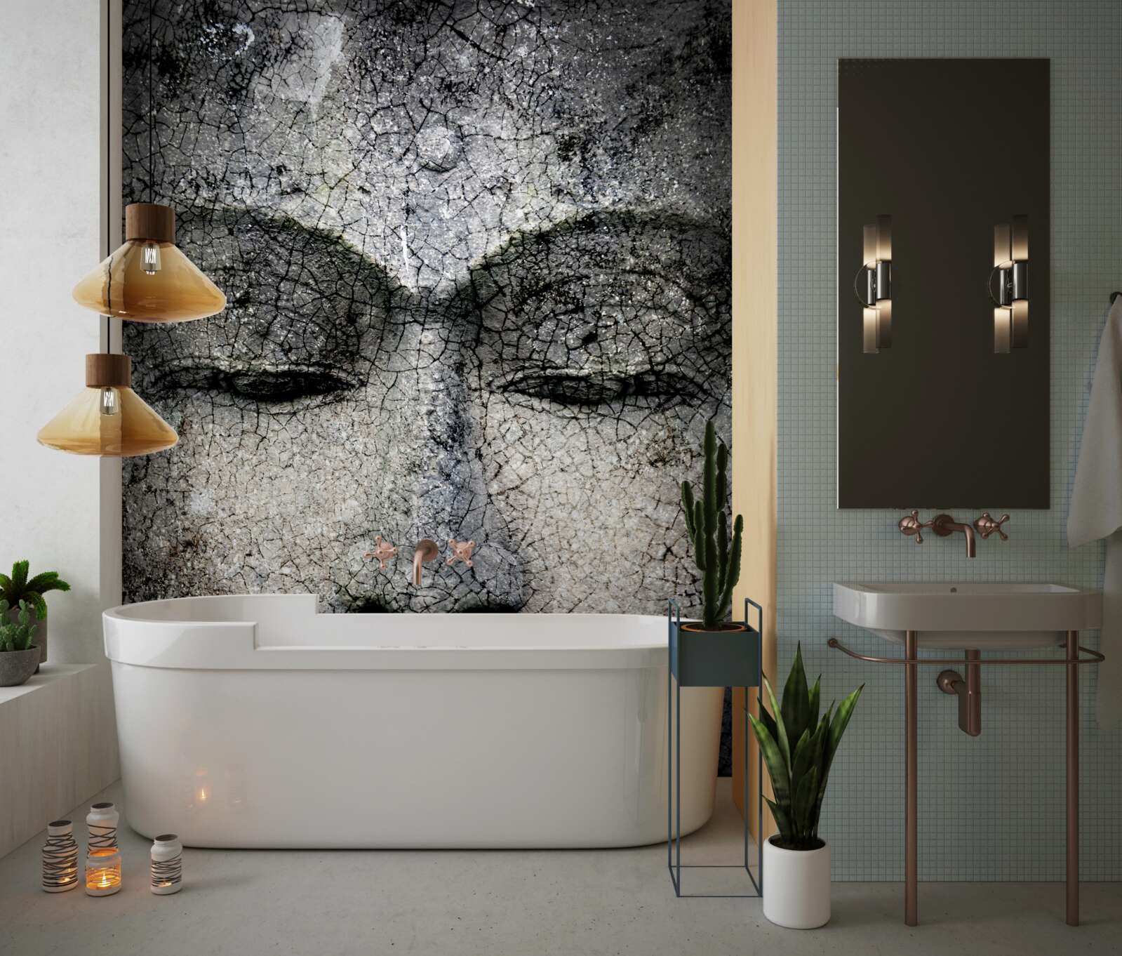 Fototapeta pohľad na dievča je ako rovná tvár