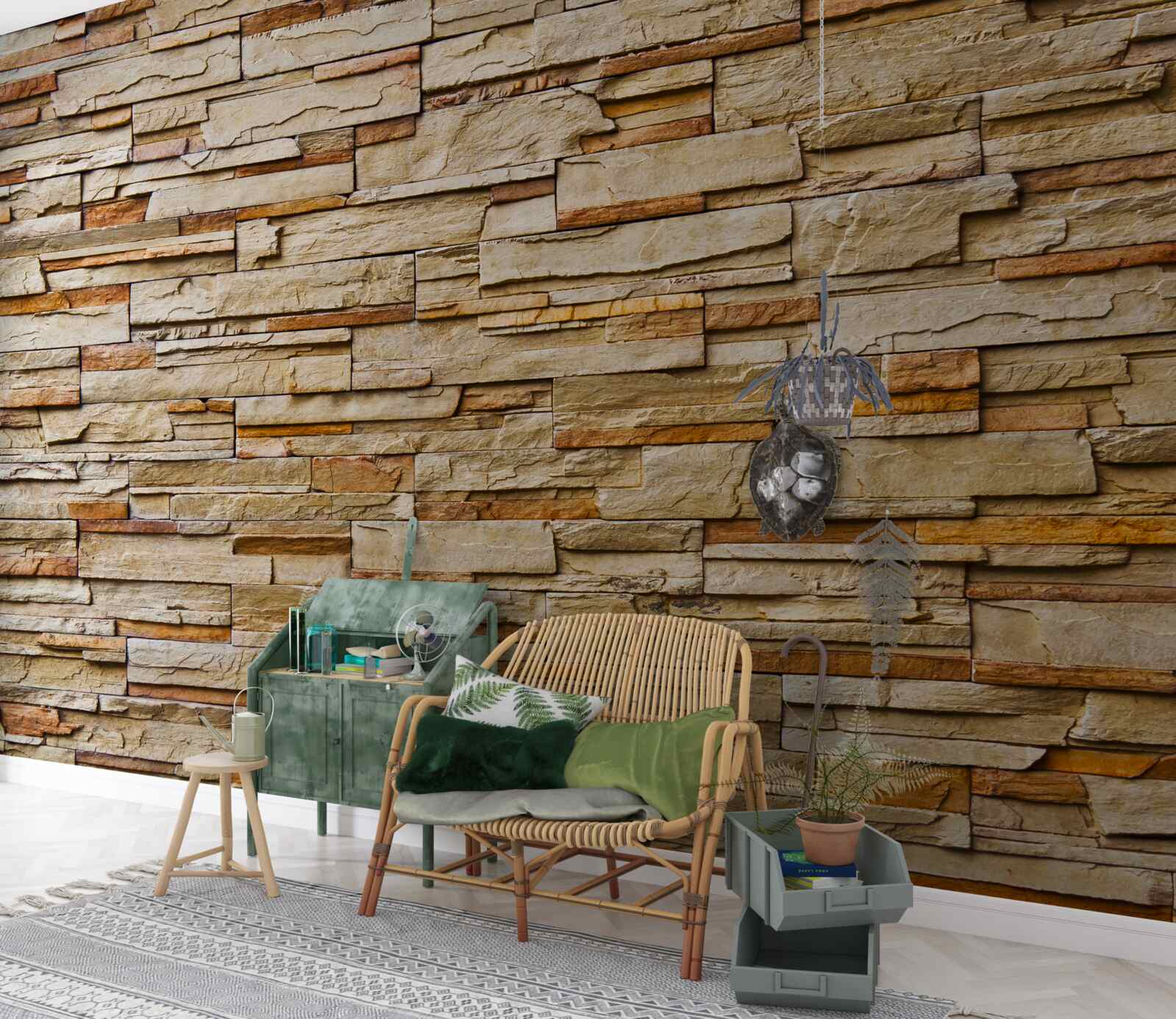 Fototapeta hnedá kamenná stena