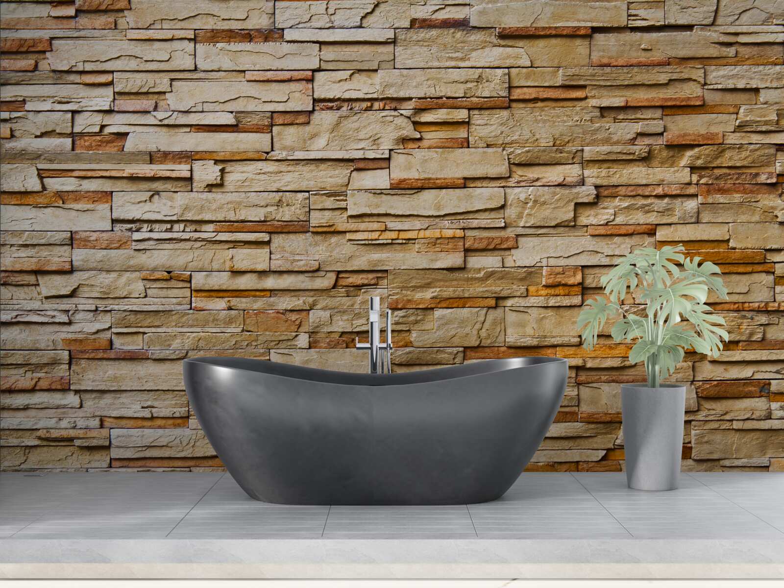 Fototapeta hnedá kamenná stena