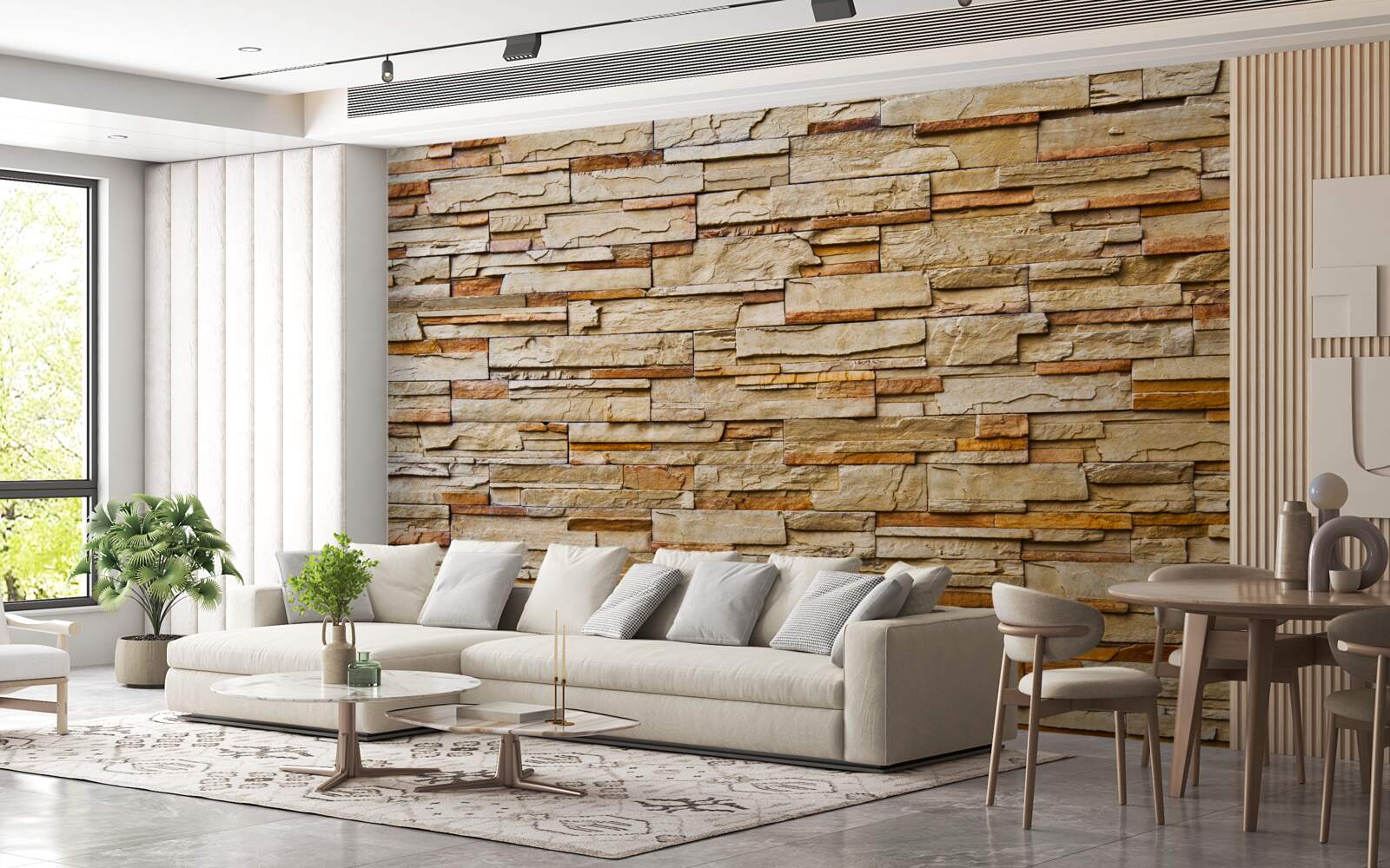 Fototapeta hnedá kamenná stena