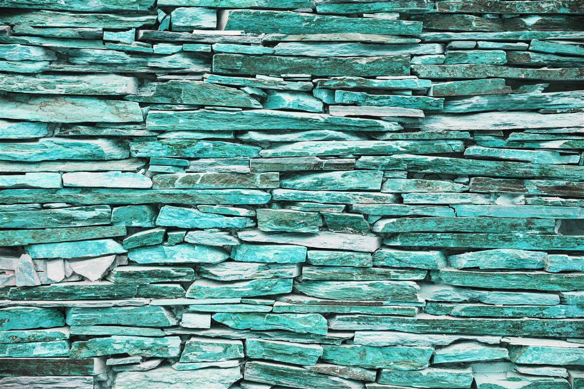 Fototapeta tyrkysová kamenná bariéra