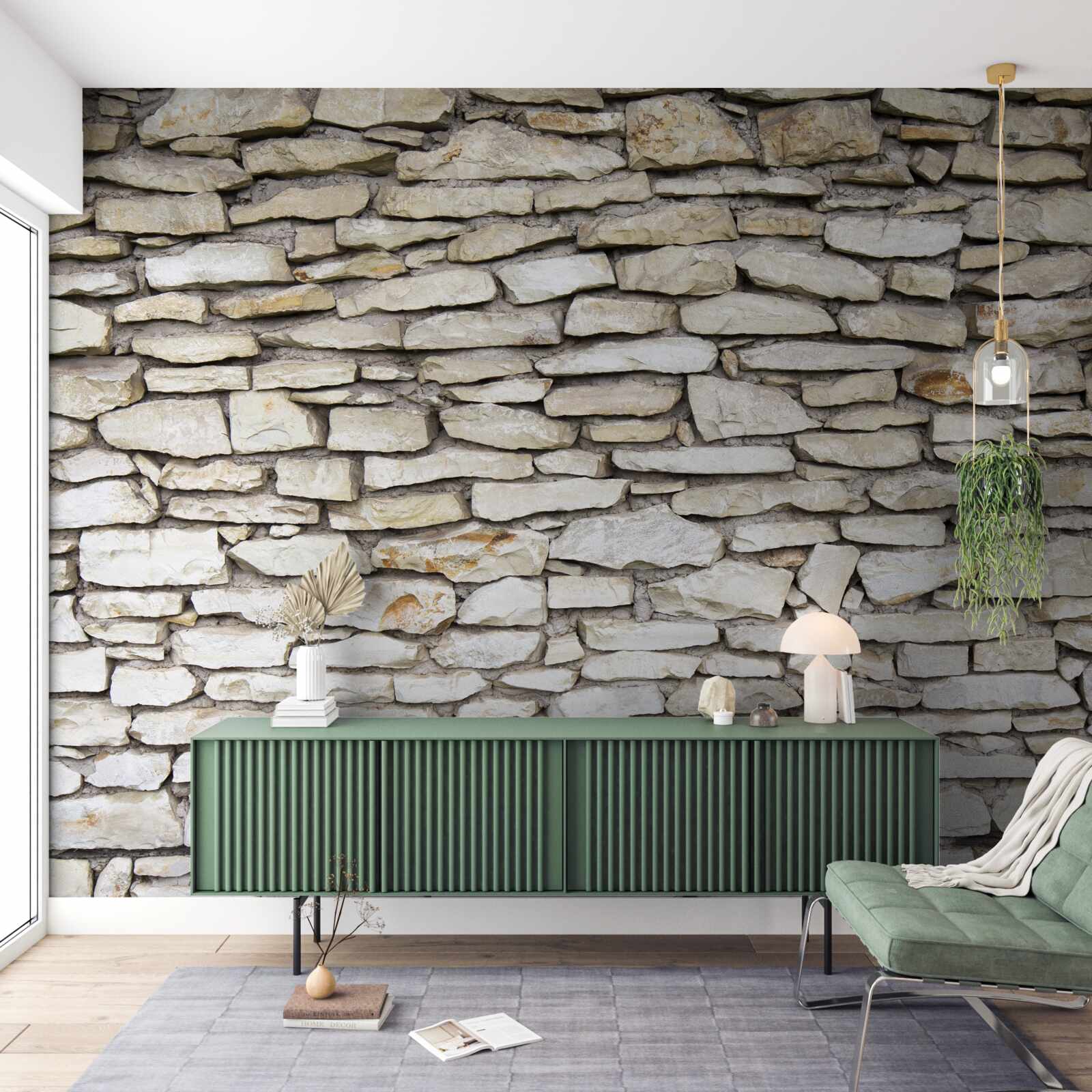 Fototapeta Stena vyrobená zo starého kameňa s textúrou