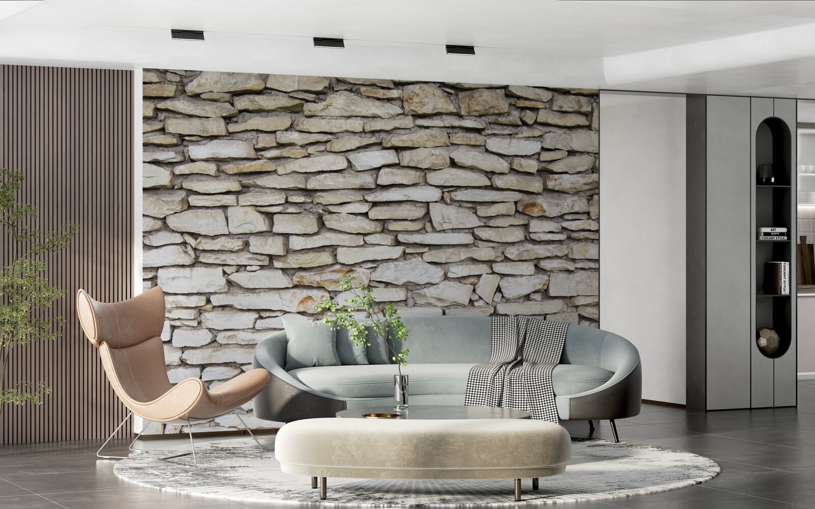 Fototapeta Stena vyrobená zo starého kameňa s textúrou