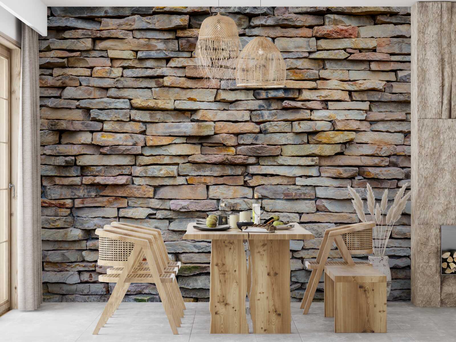 Fototapeta kamenná stenová konštrukcia